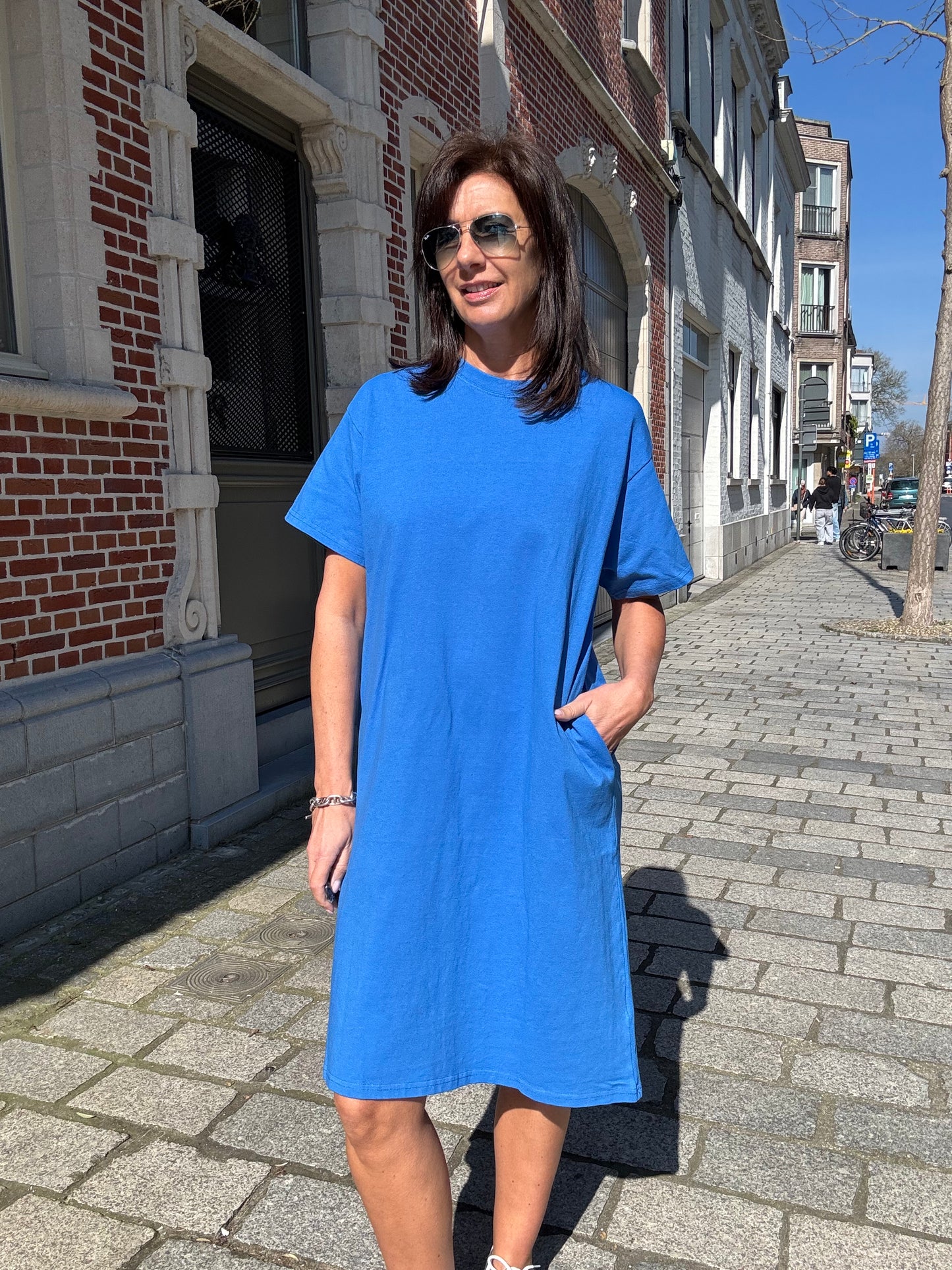 Rue de Tokyo Jurk Tatiana Palace Blue