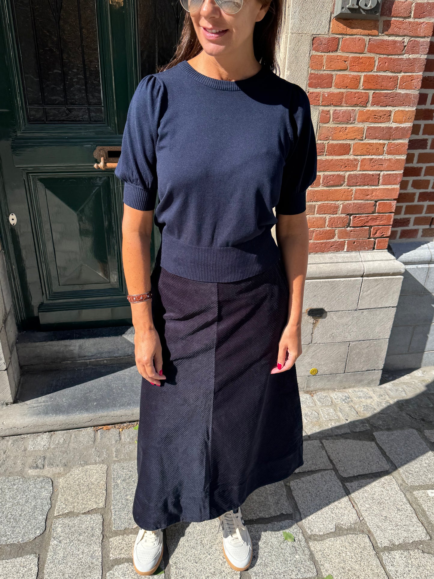 Rue de Tokyo Rok Pryma Organic Heavy Corduroy Ink Navy