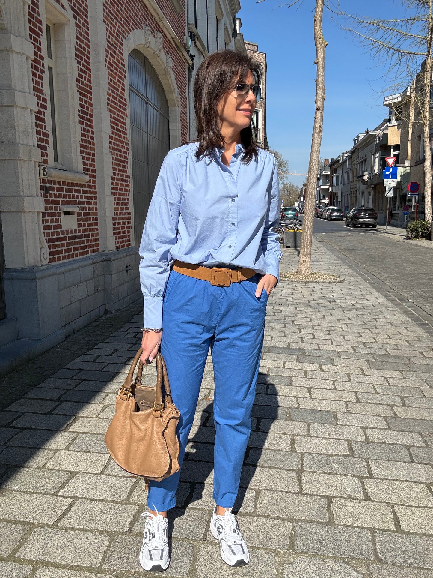 OUTLET Rue de Tokyo Broek Parel Lapis Blue