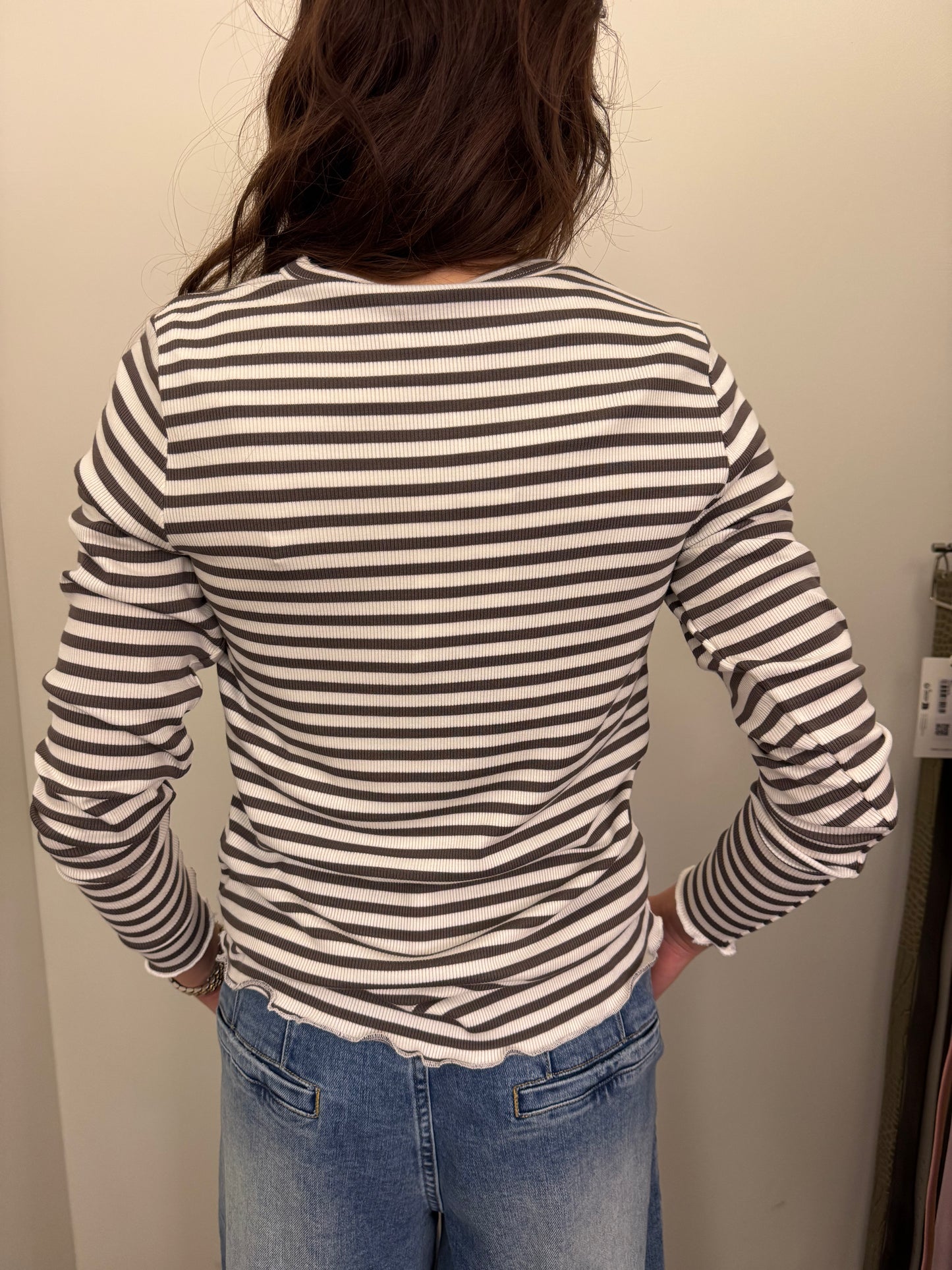 Leveté T-shirt Ika11 Lange Mouwen Gestreept