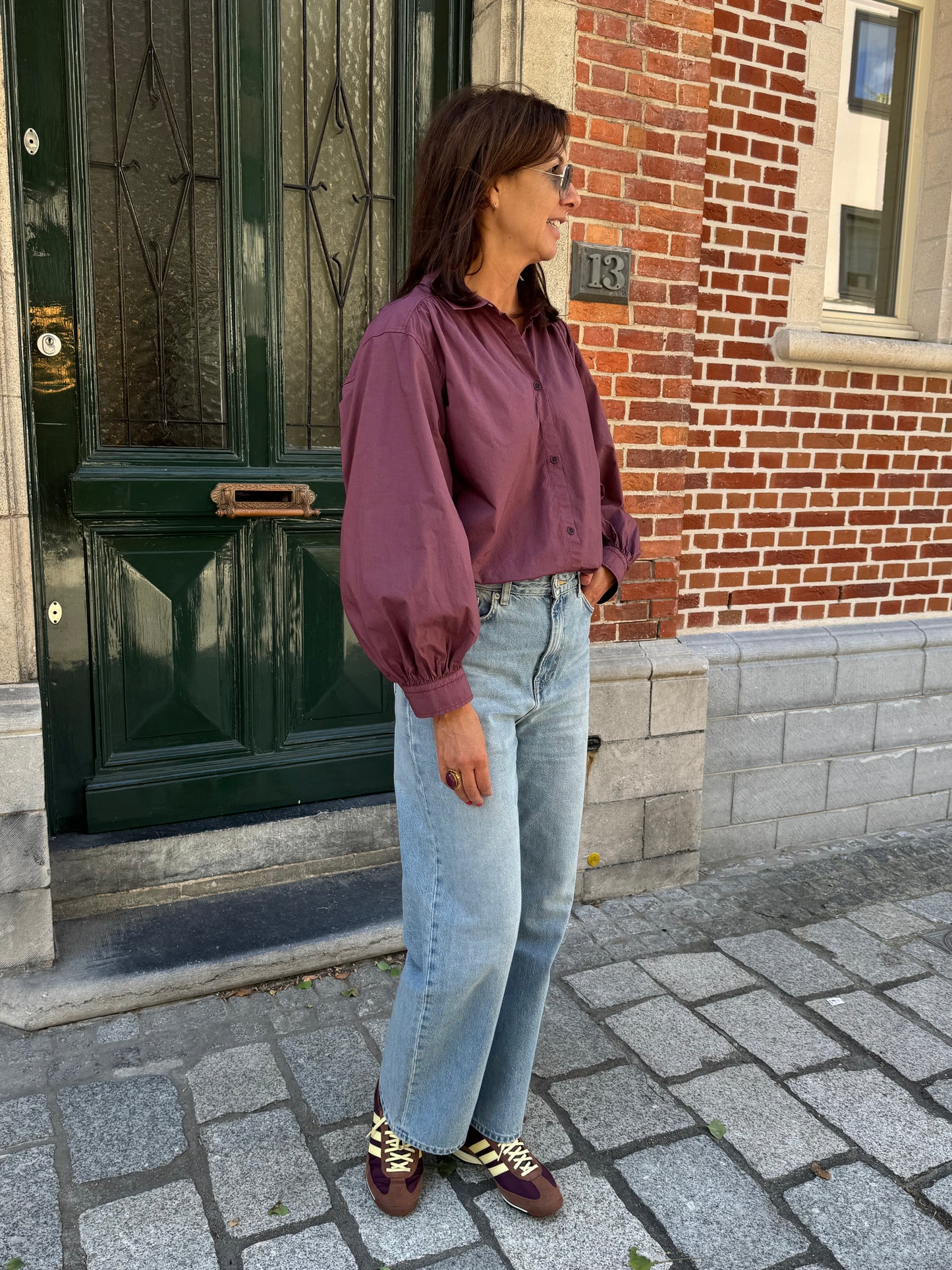 Rue de Tokyo Bloes Sloan Burgundy