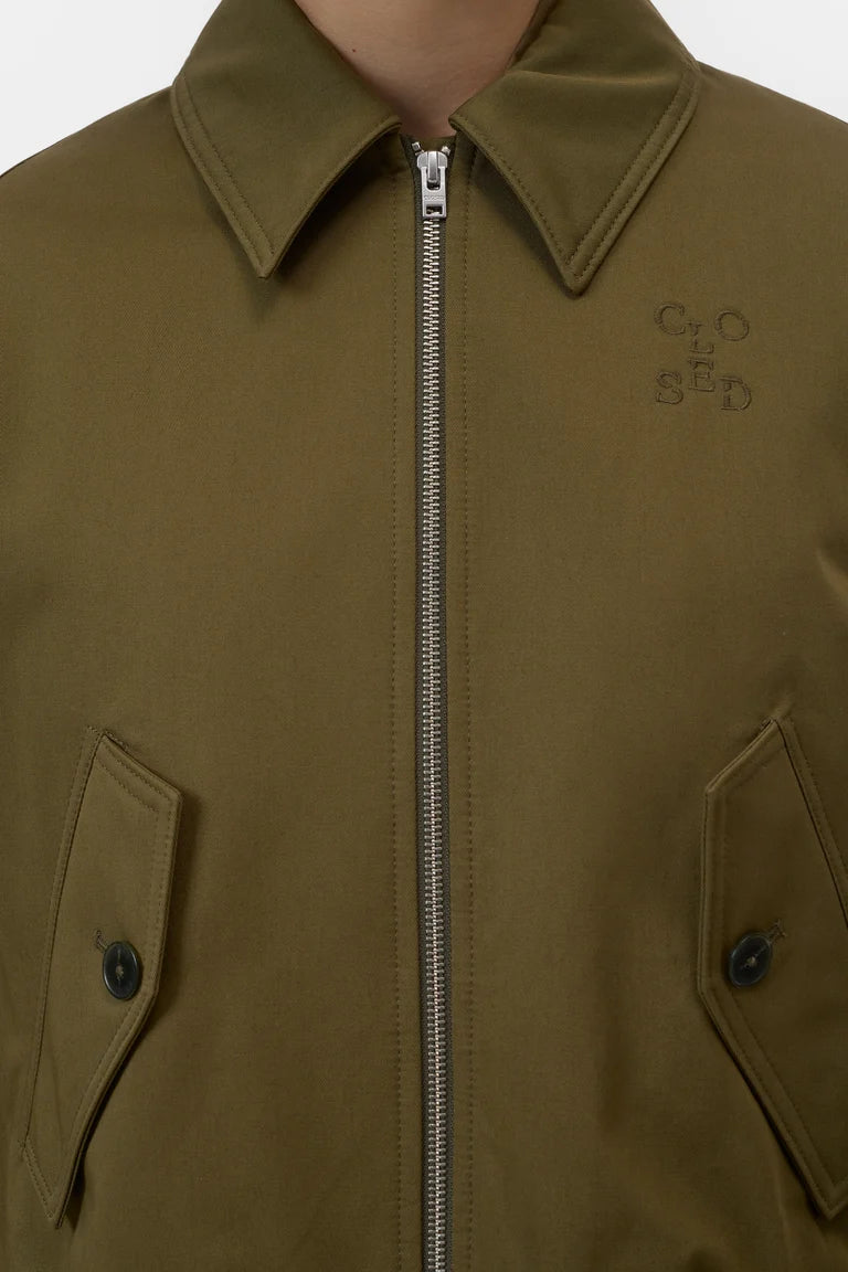 Closed Bomberjas Olive Green