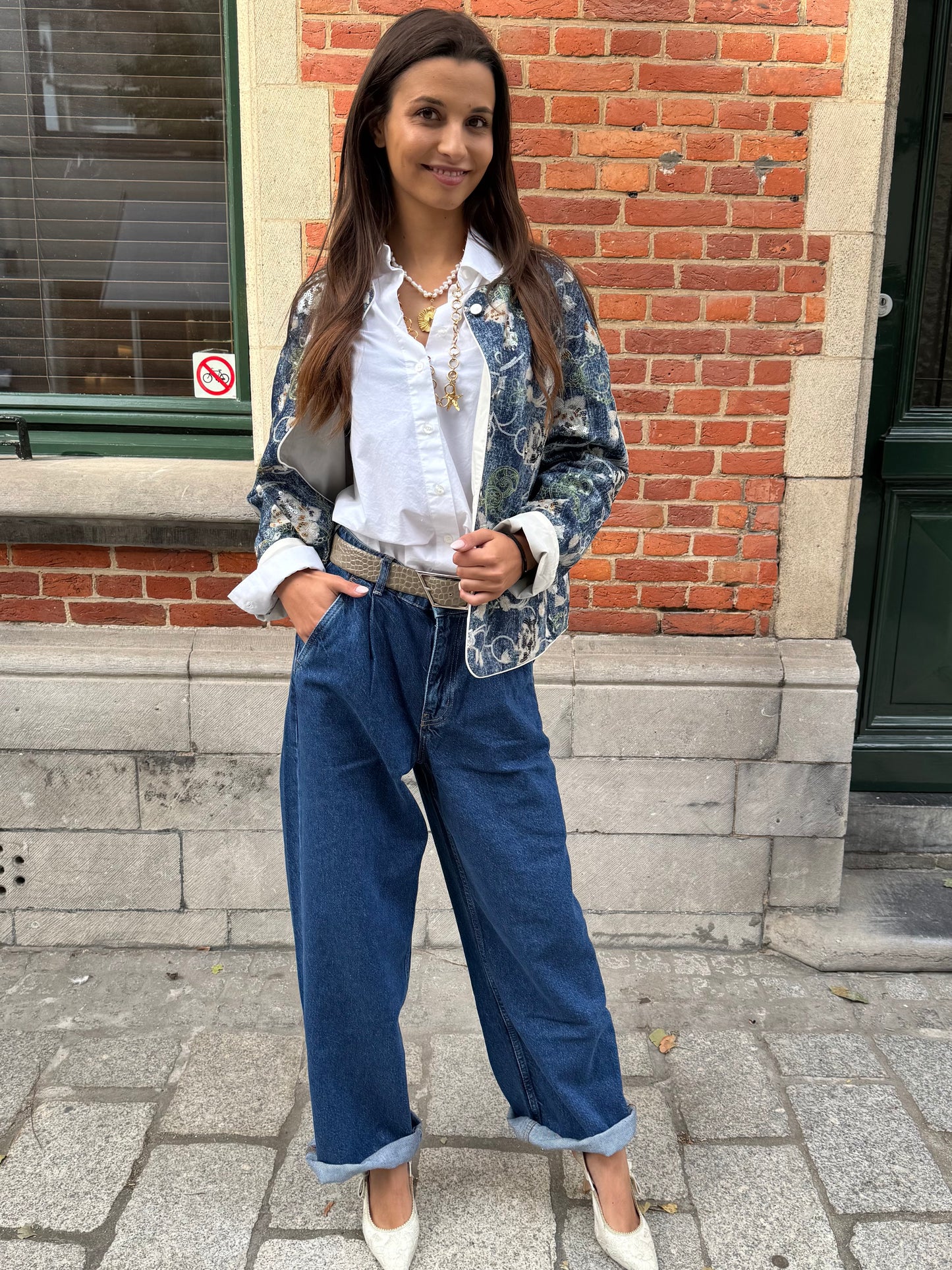 Coster Copenhagen Jas Denim Sequins