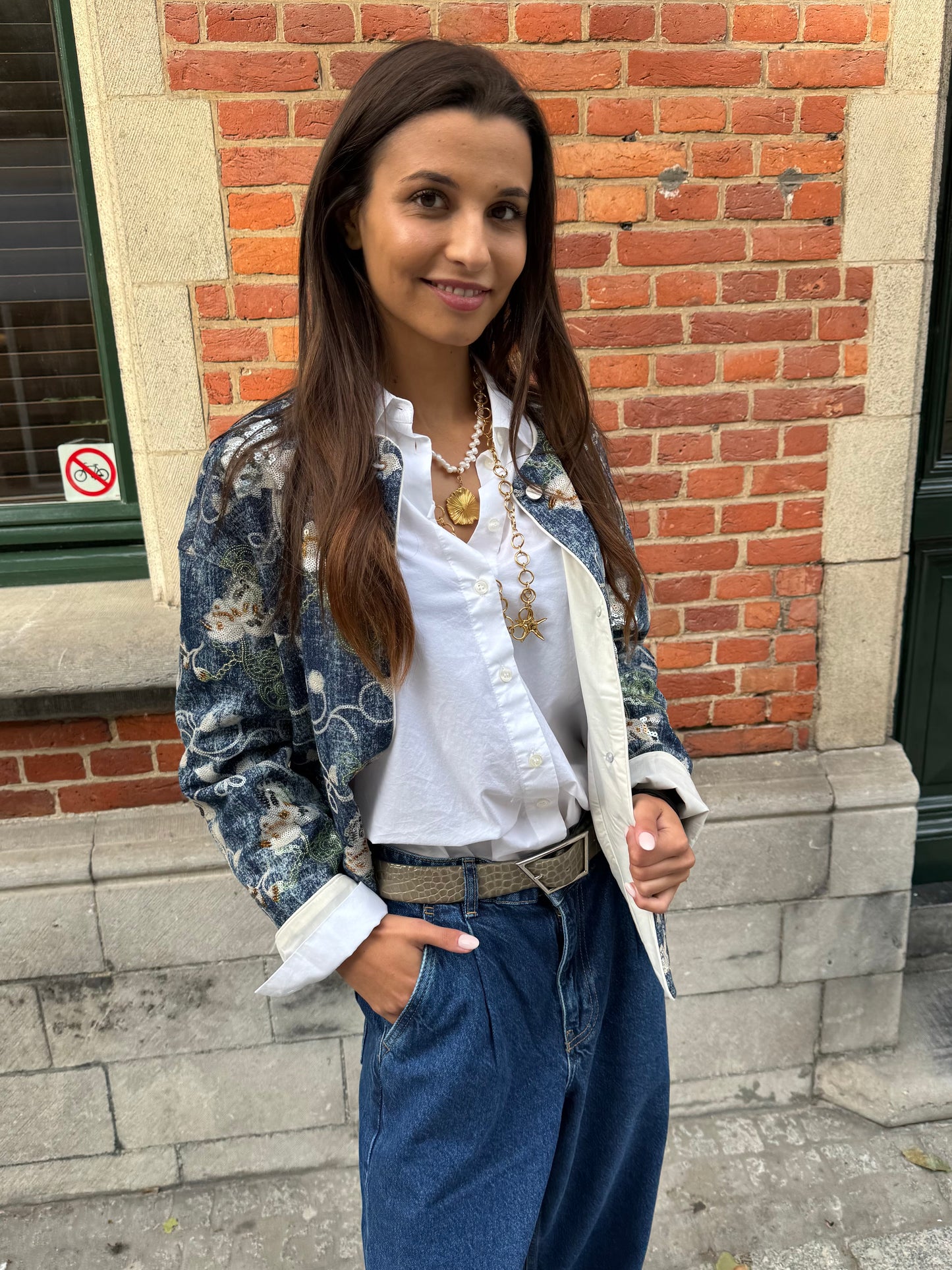 Coster Copenhagen Jas Denim Sequins