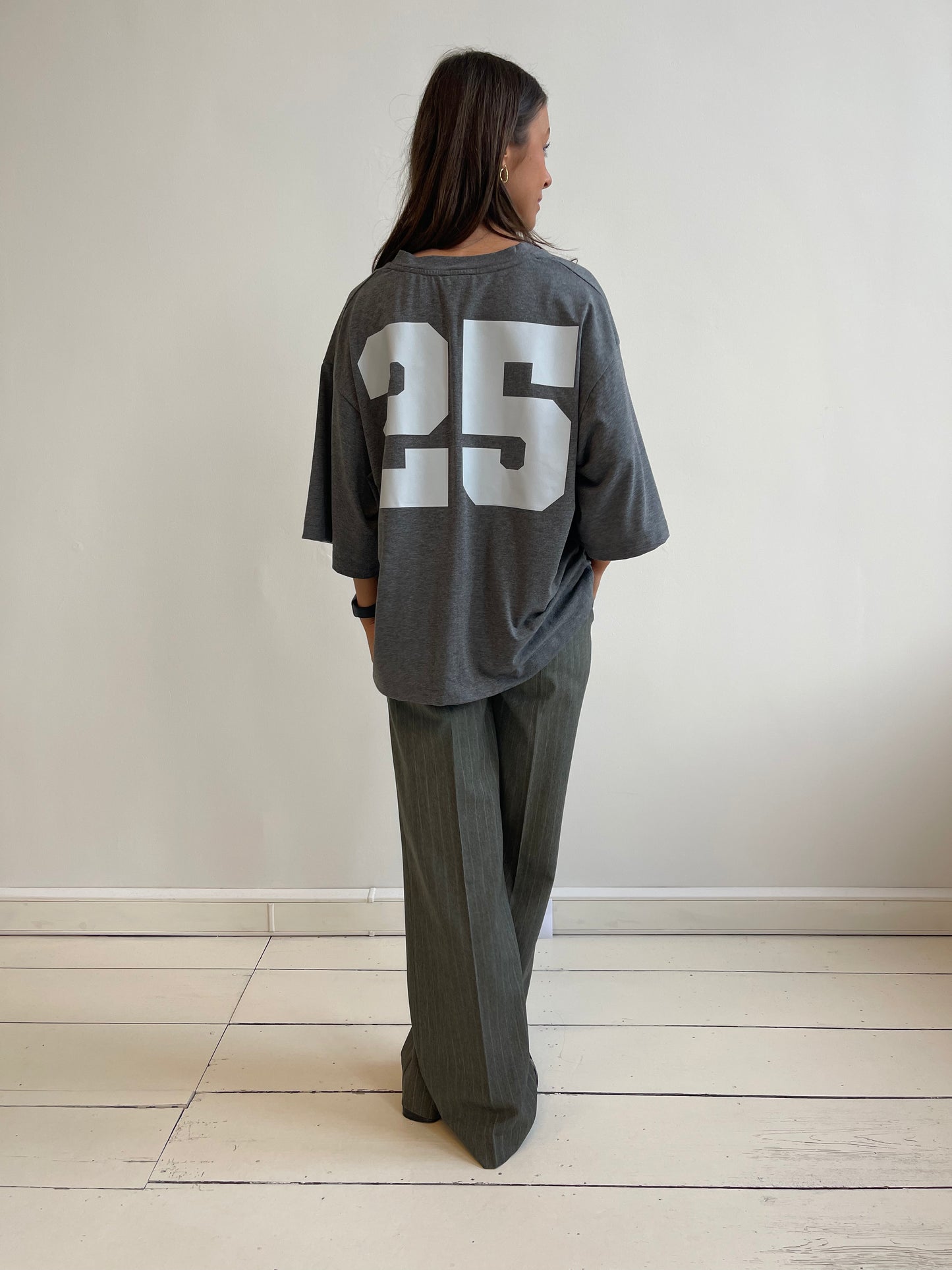 Liv The Label T-shirt Rebecca Baseball Antracite