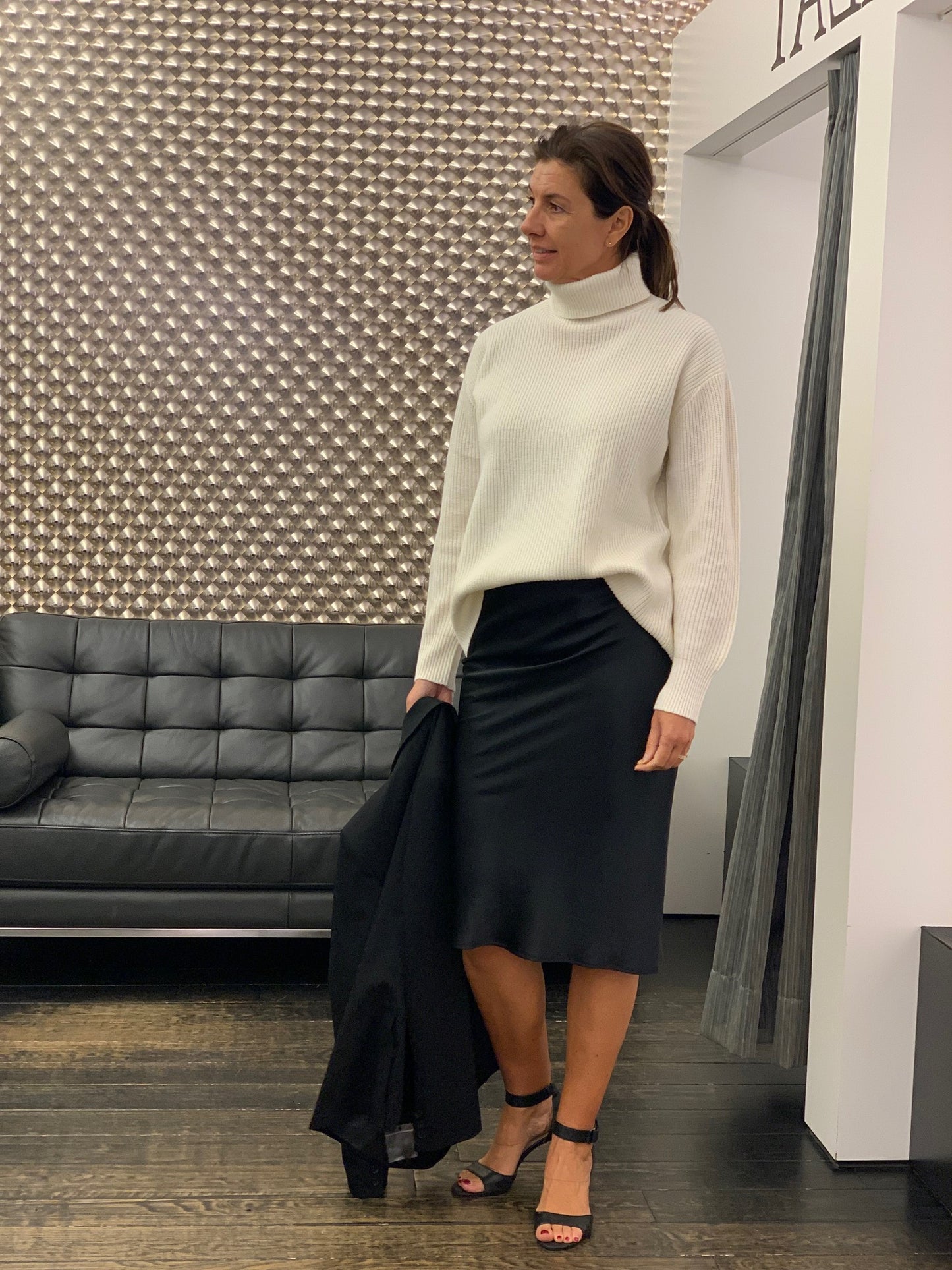 OUTLET Birgitte Herskind Rok Zijde Megan Zwart