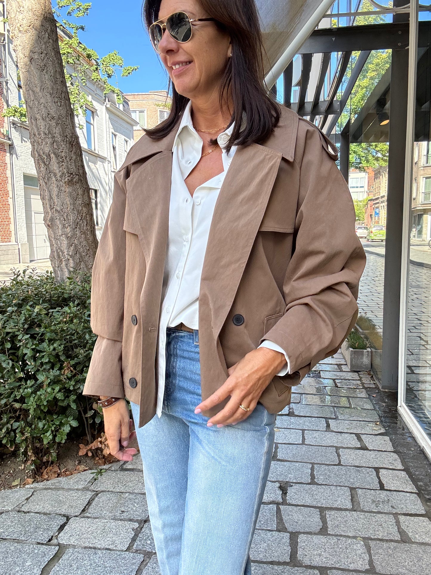Eleh Trench Marrone