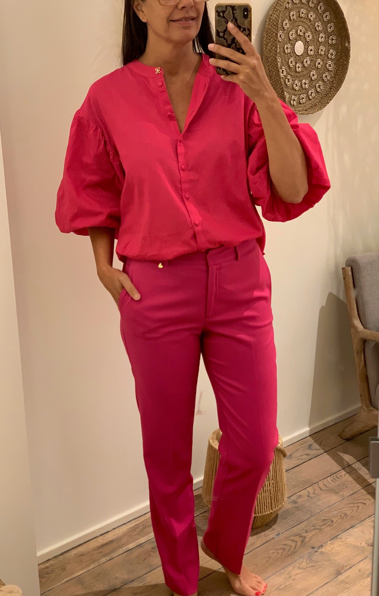 OUTLET Fabienne Chapot Broek Elliot Pink Darling