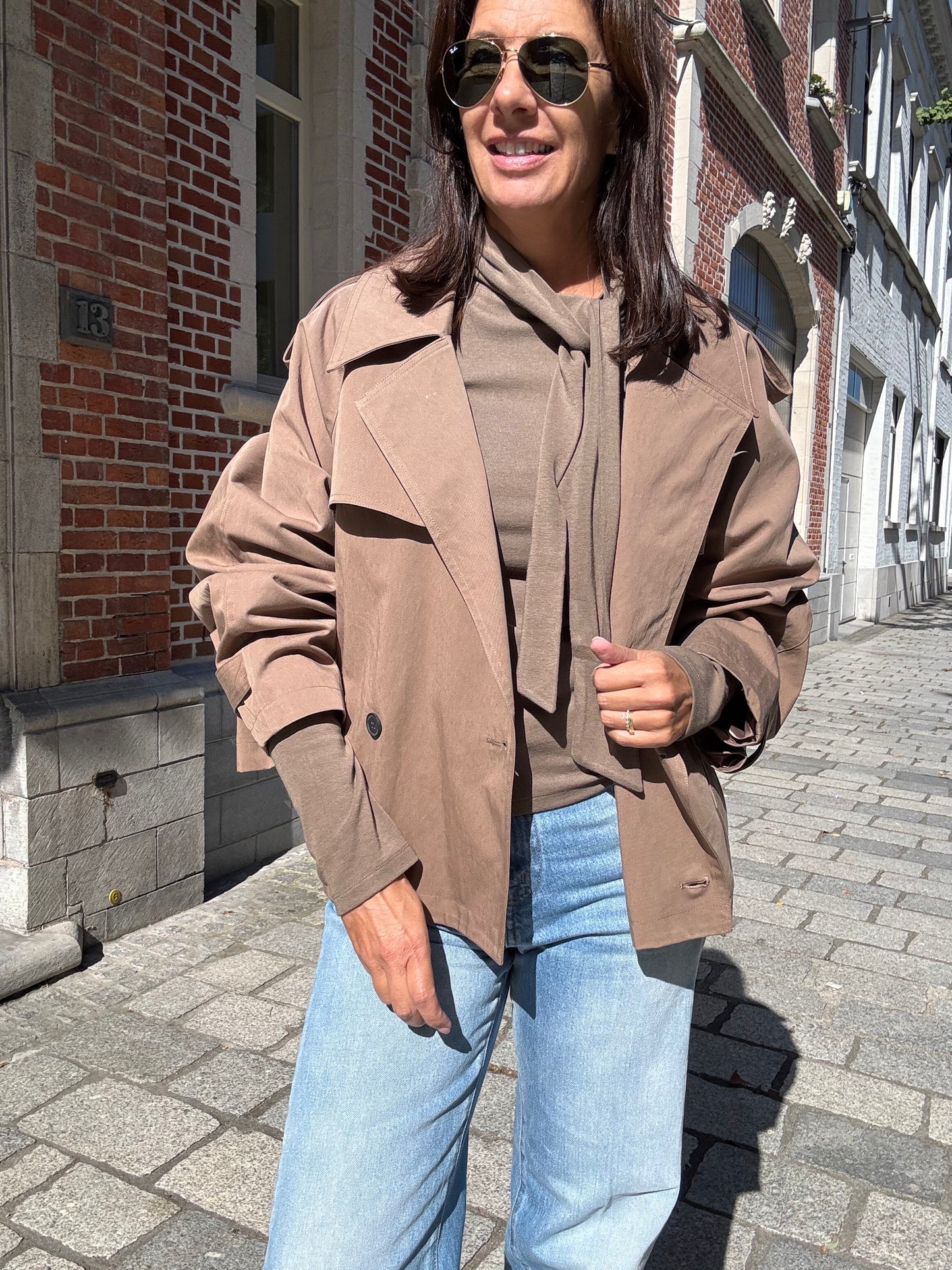 Eleh Trench Marrone