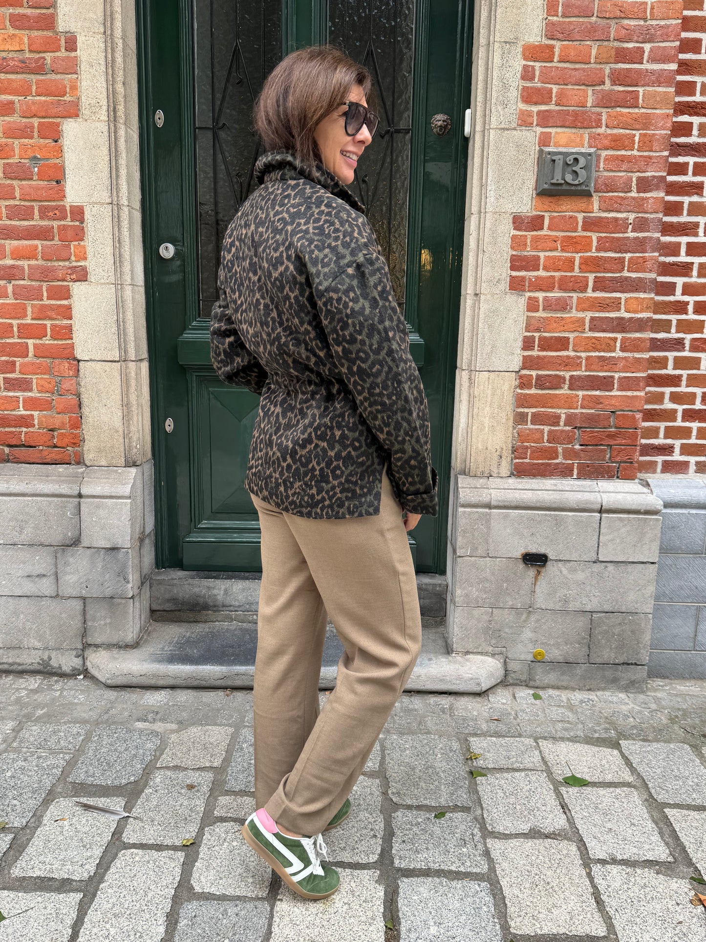 Peppercorn Jas Stella Spray Green Melange