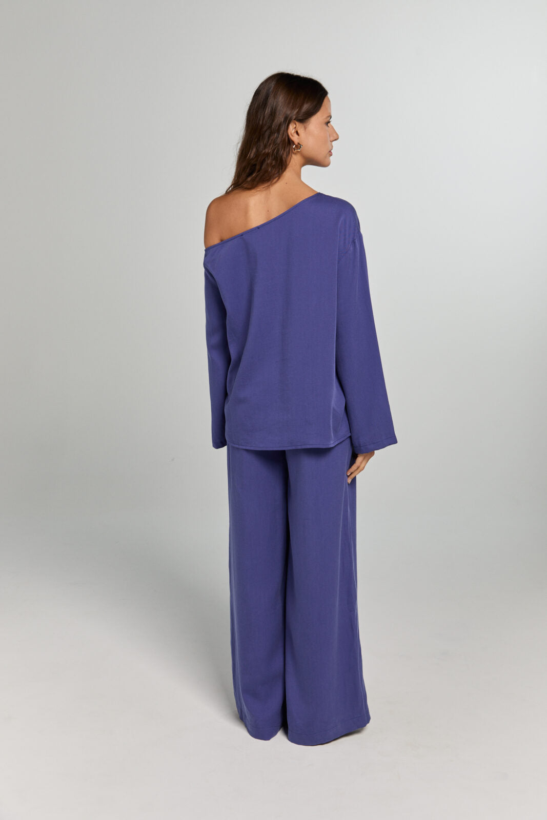 Liv The Label Broek Leonie Blue (paars)