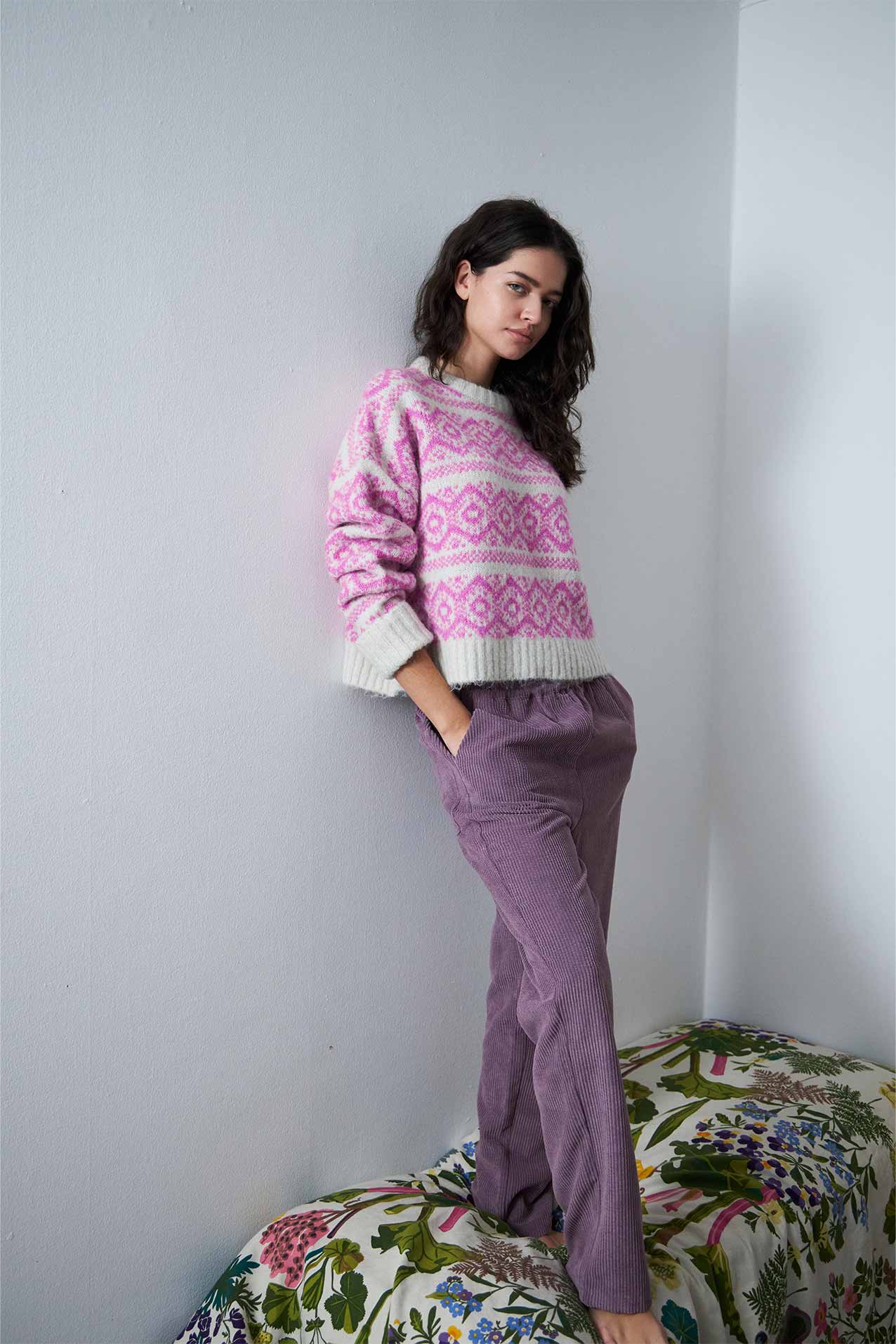 OUTLET Lolly's Laundry Broek Bill Lilac