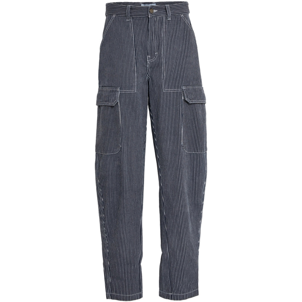 Minus Broek Channi Dark Denim Stripe