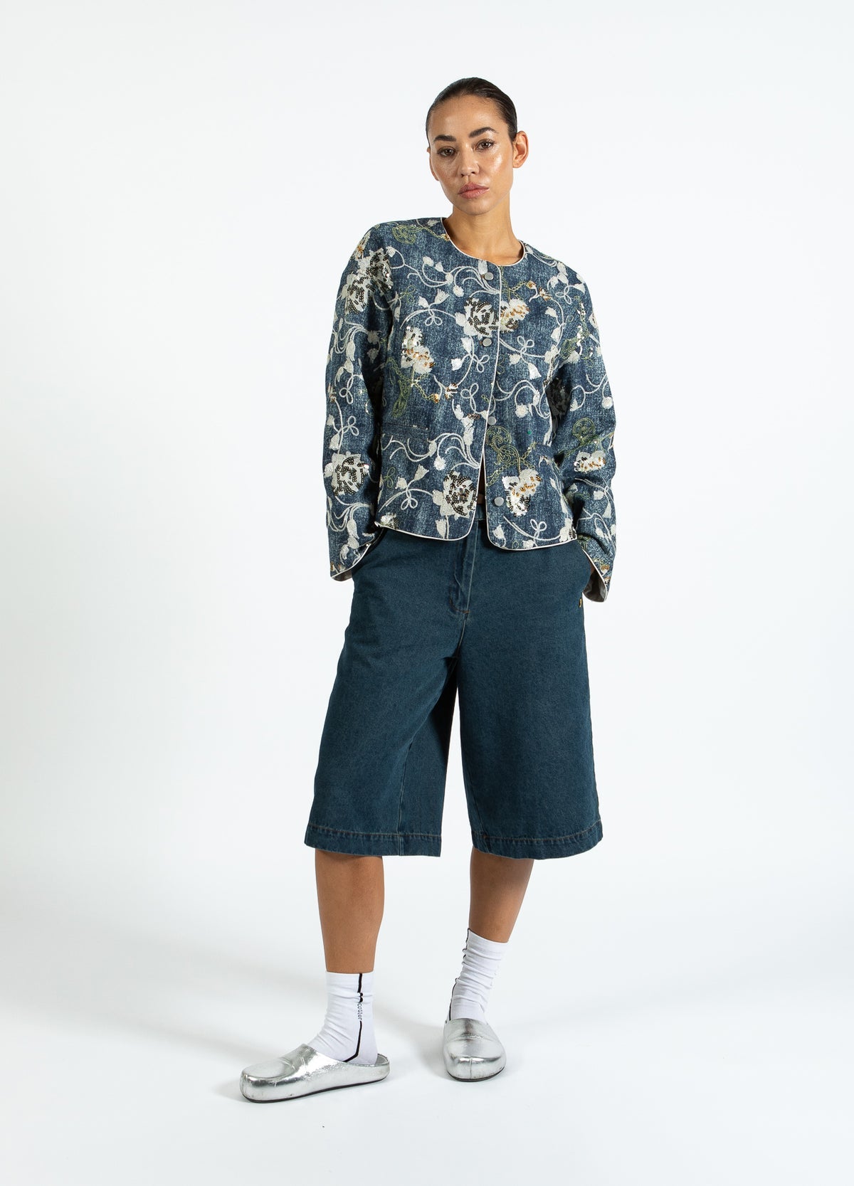 Coster Copenhagen Jas Denim Sequins