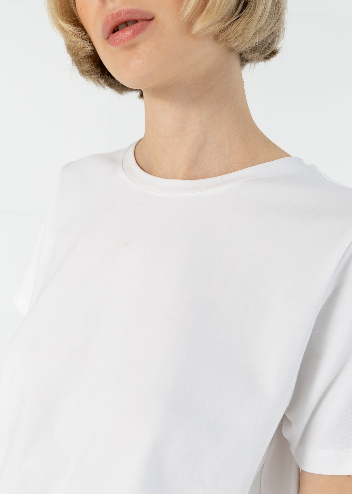 Coster Copenhagen T-Shirt Ronde Hals Wit