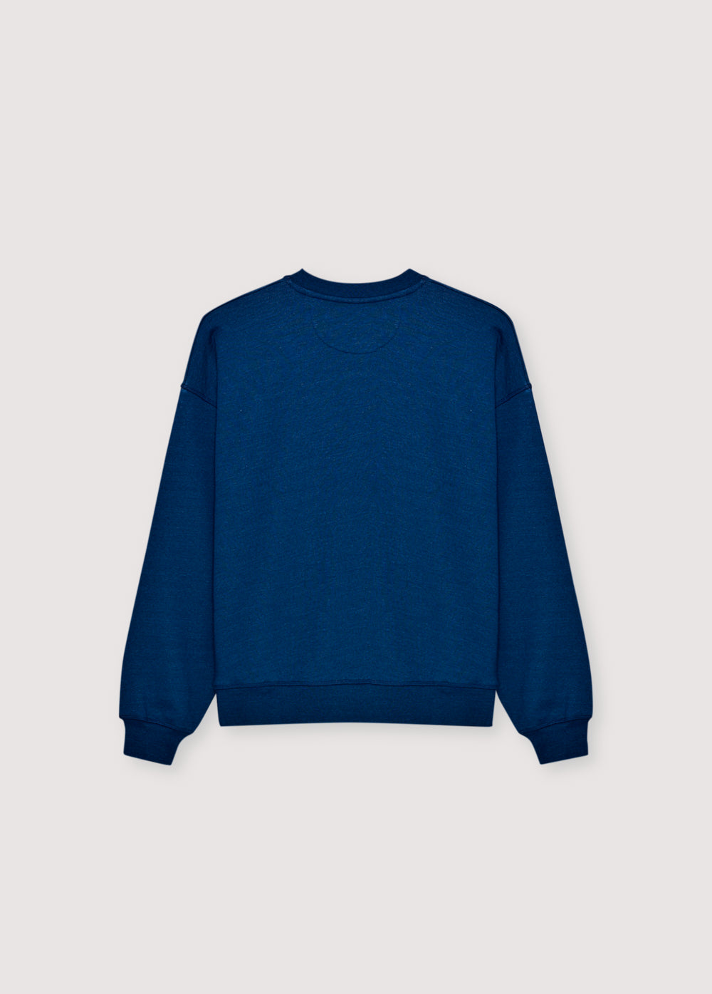 The New Society Woman Sweater Logo Ocean Indigo