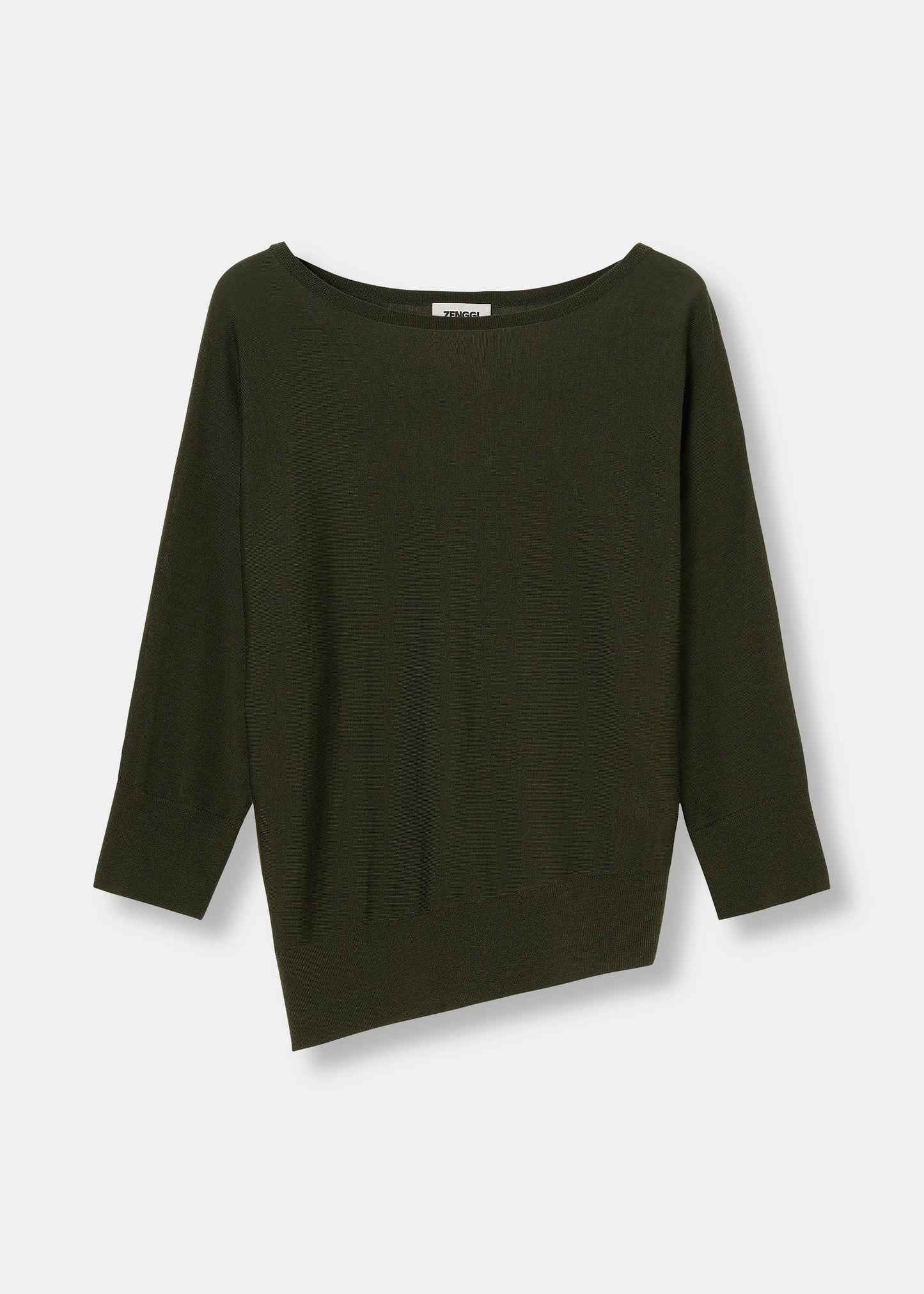Zenggi Pull Vlindermouw Dark Green