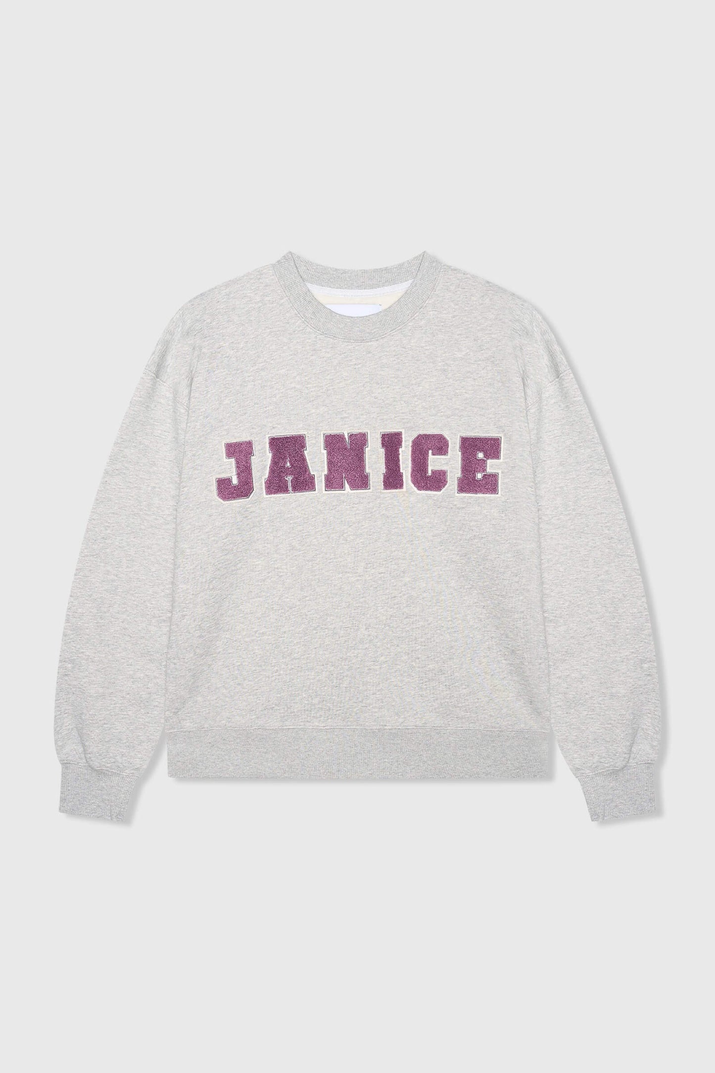 Janice Sweater Andy Grey Aubergine