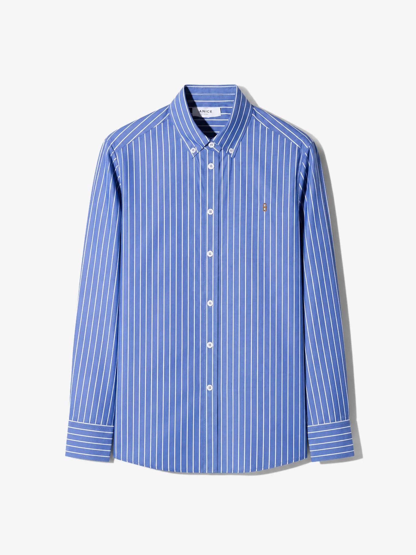Janice Bloes Clint Dark Blue Stripes