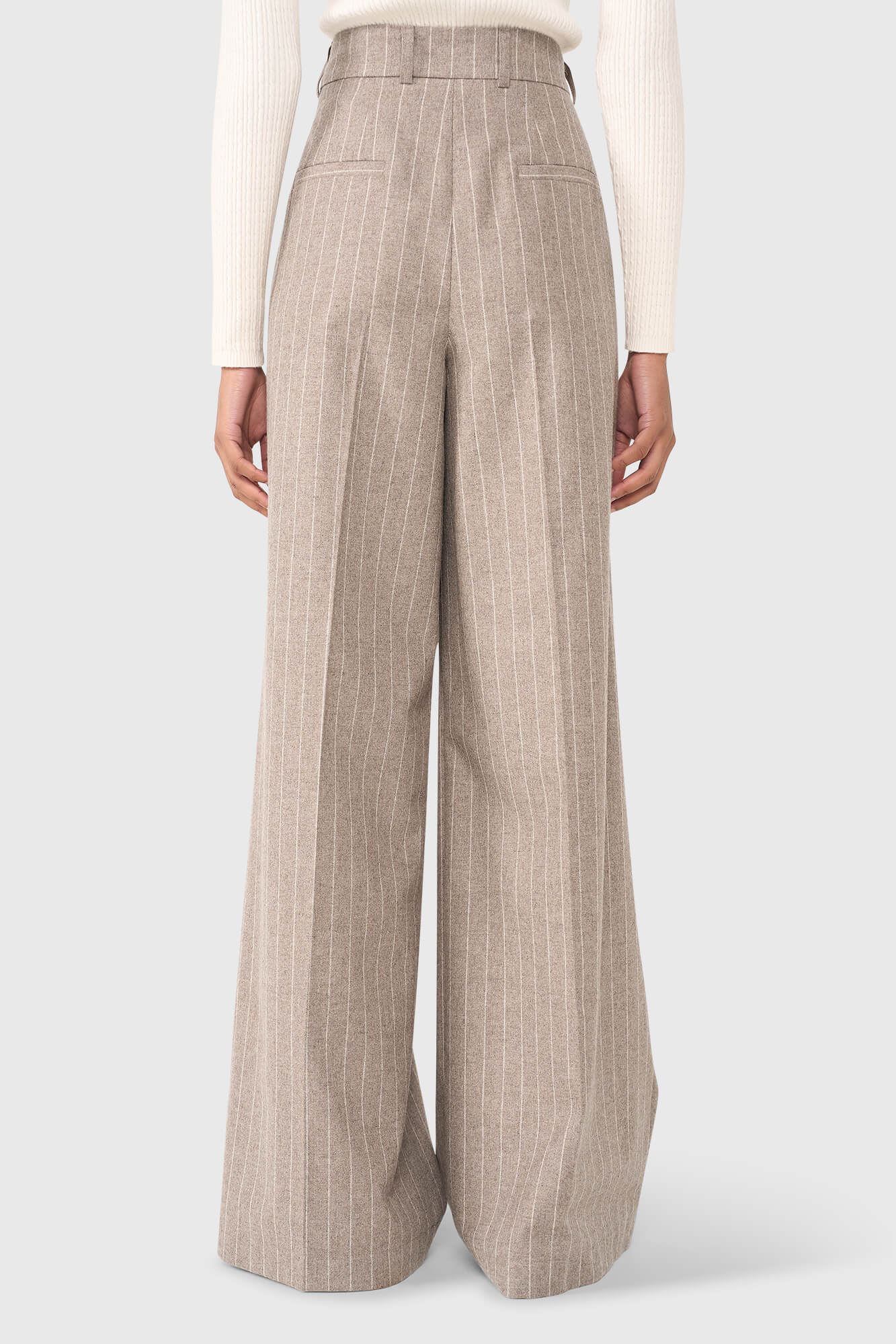 Janice Broek Dollar Beige Streep
