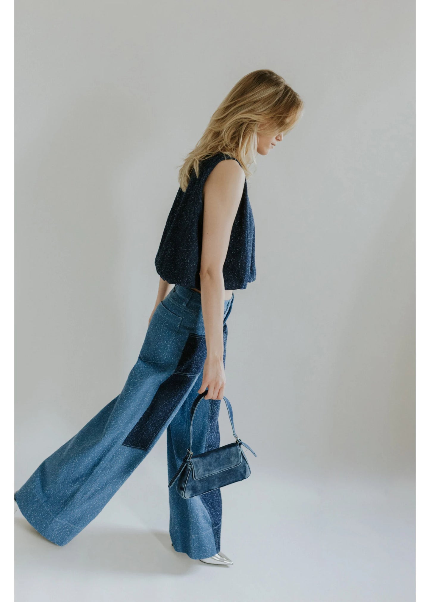 Gisèle The Label Broek Sydney Denim Blue