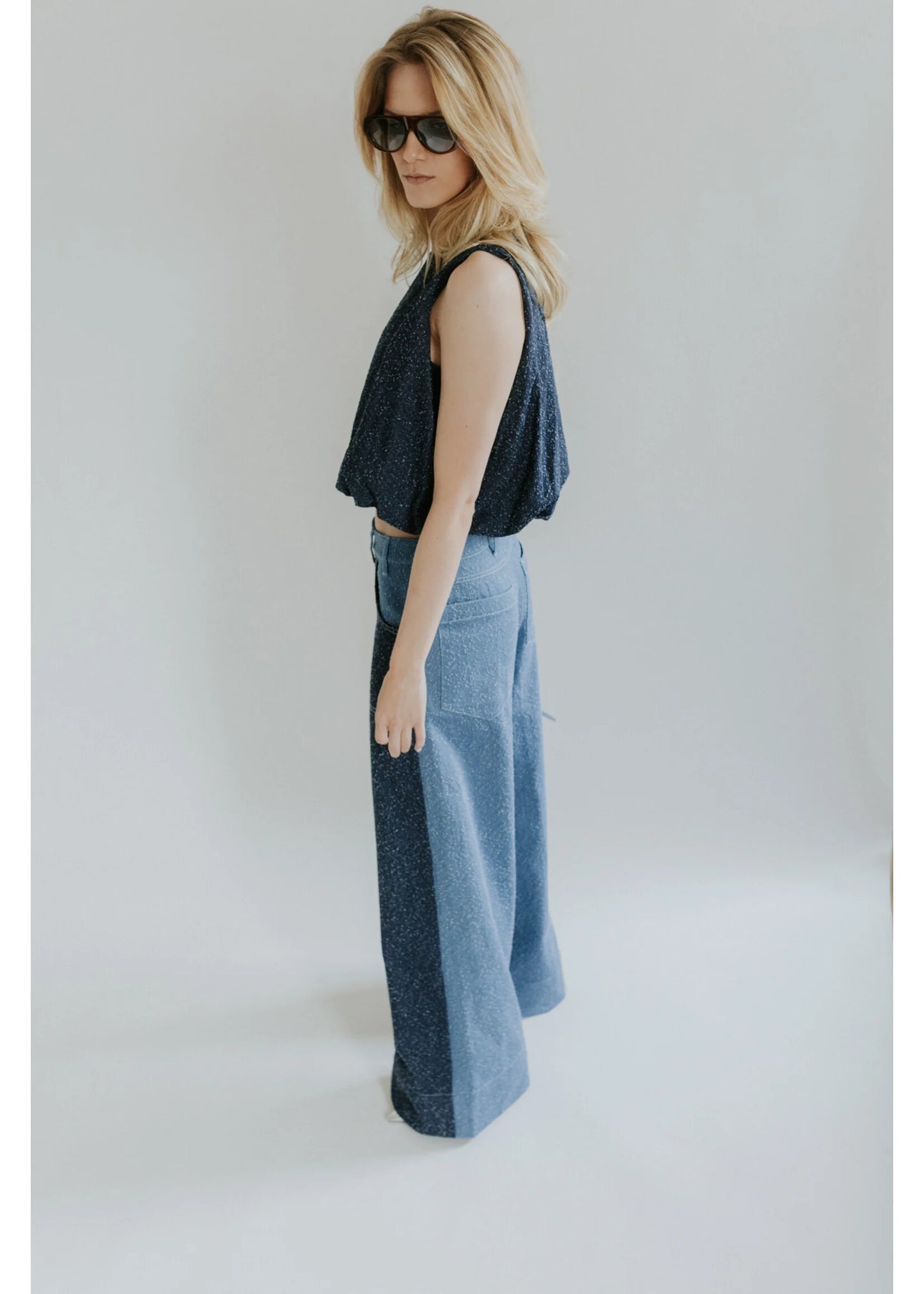 Gisèle The Label Broek Sydney Denim Blue