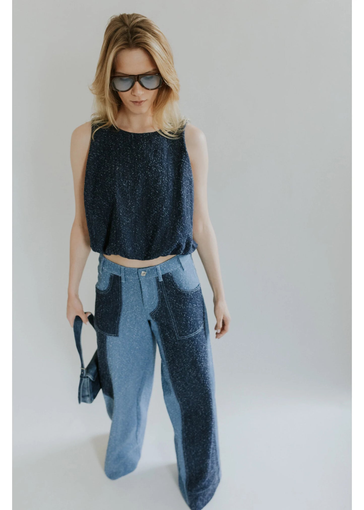 Gisèle The Label Broek Sydney Denim Blue