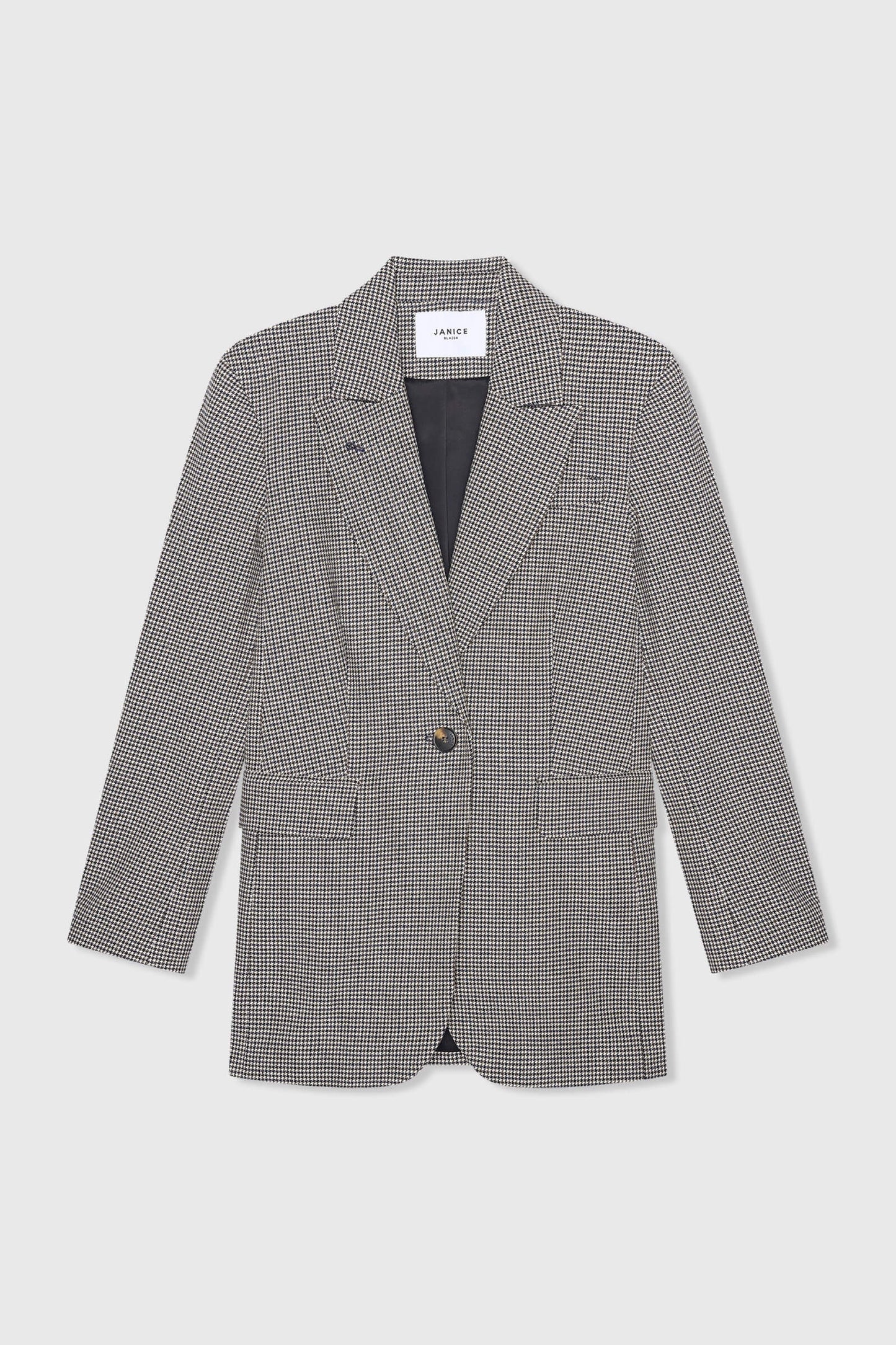 Janice Blazer Hank Beige Check