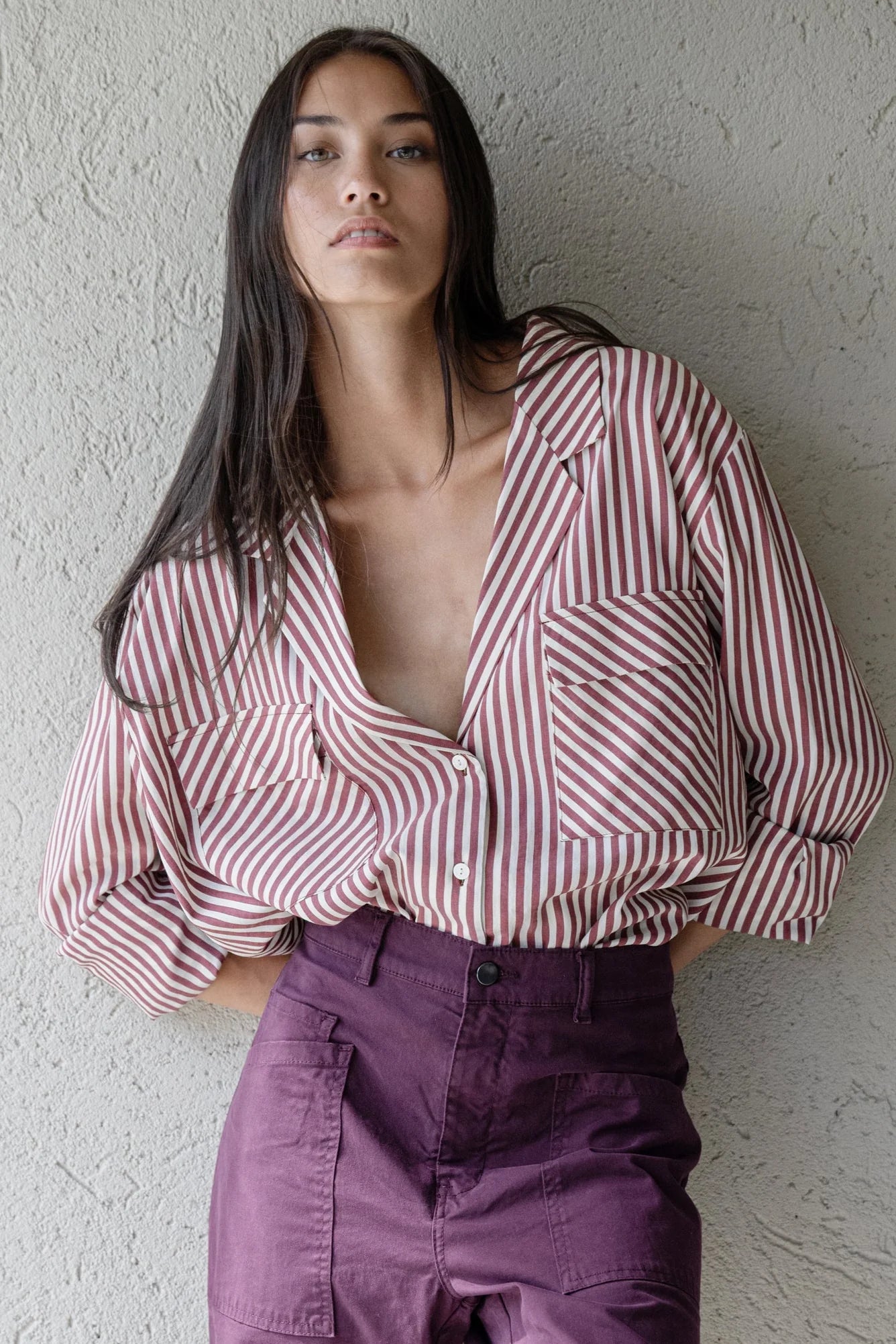 Bad Habits Bloes Sandra Burgundy