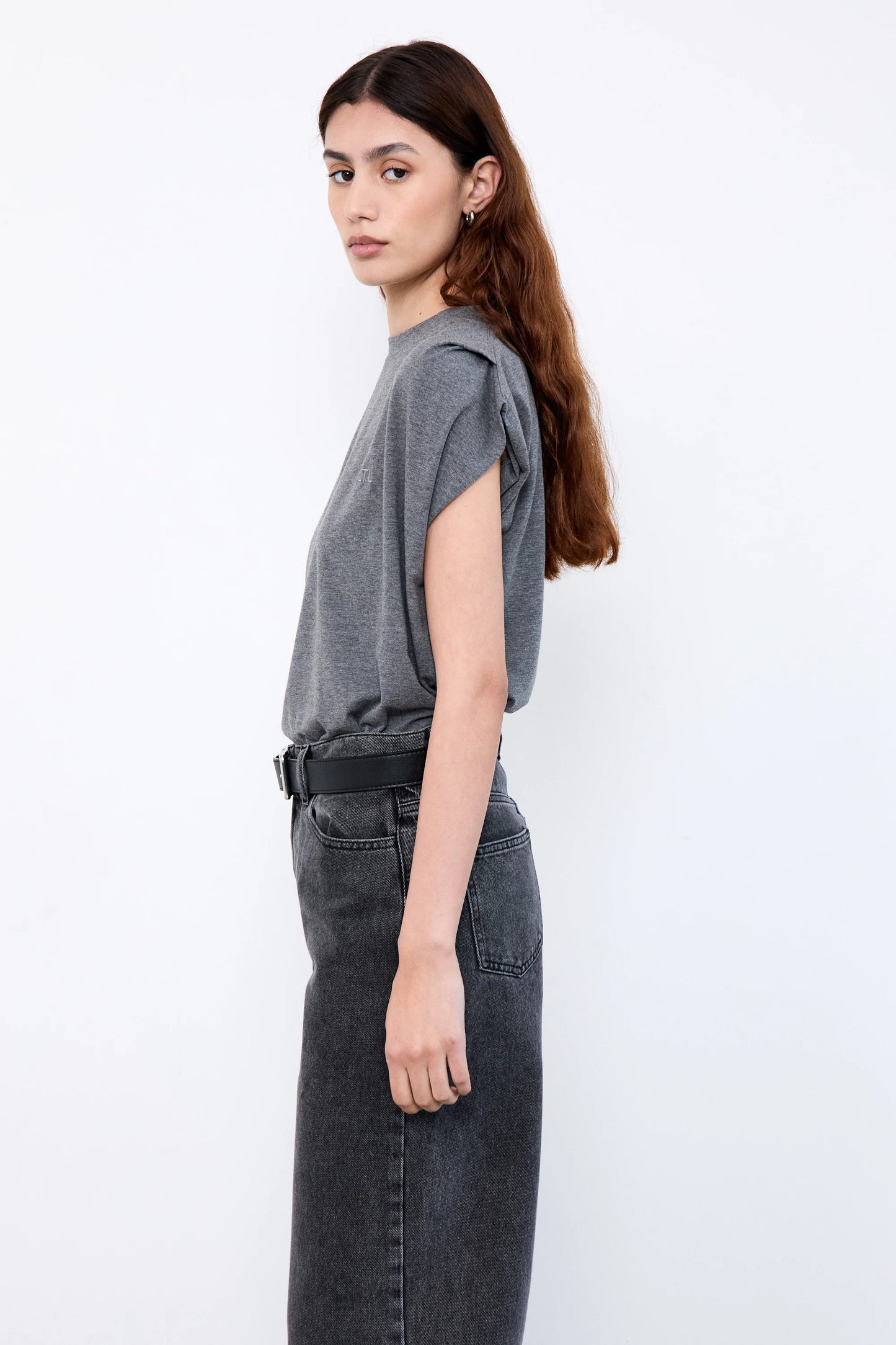 Liv The Label Top India Antracite