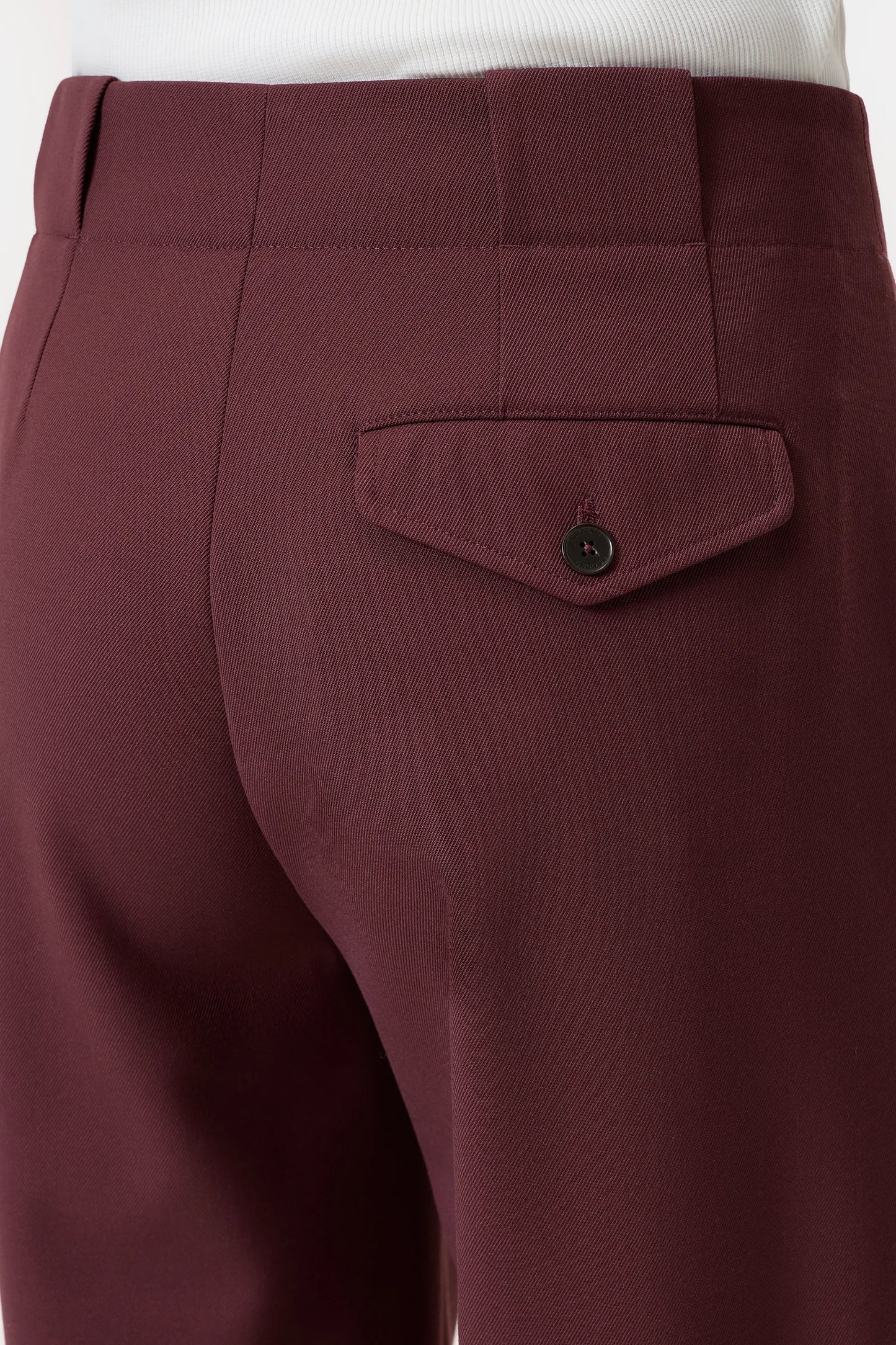 Closed Broek Mawson Burgundy