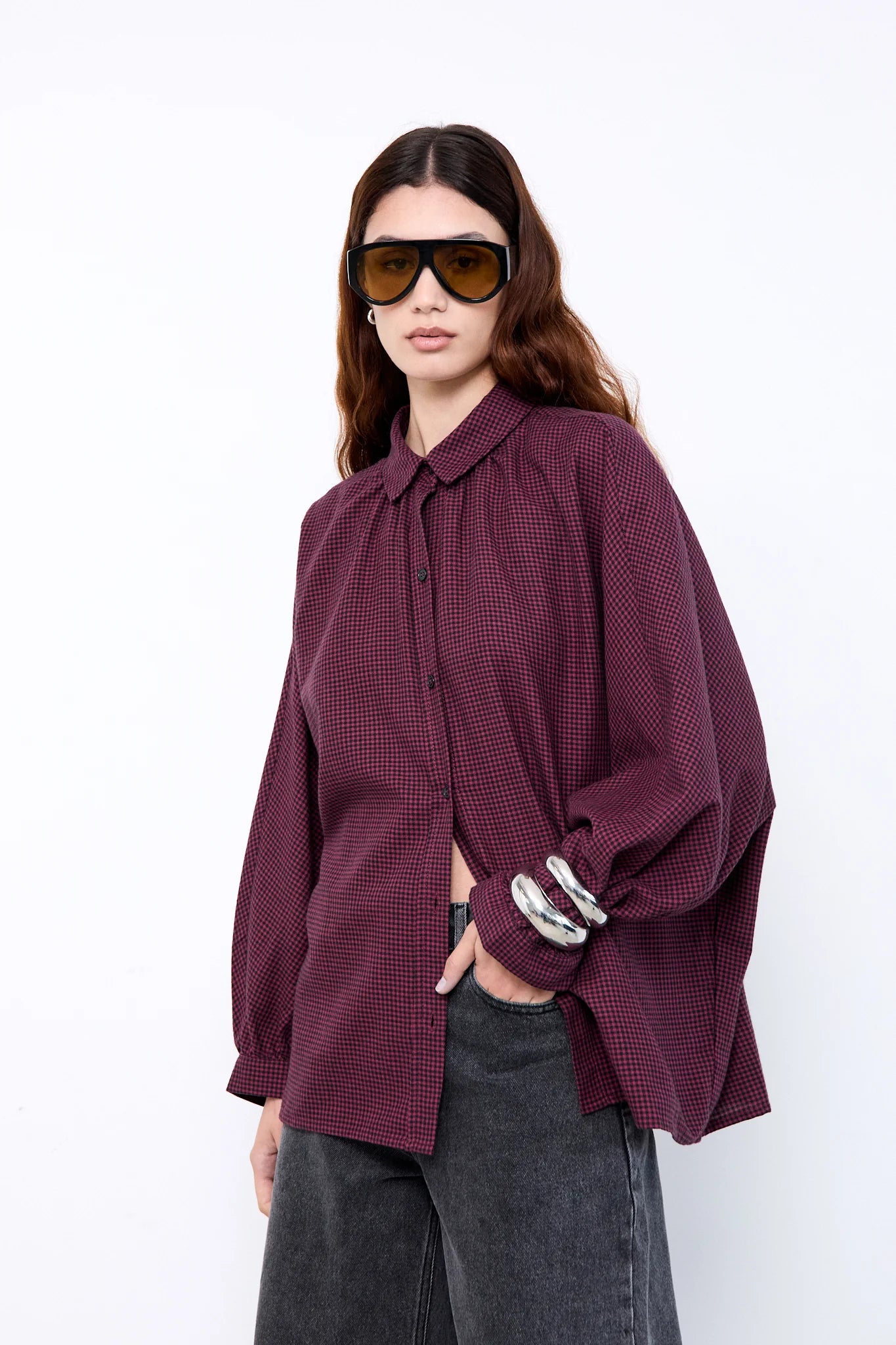 Liv The Label Bloes Mel Red Gingham