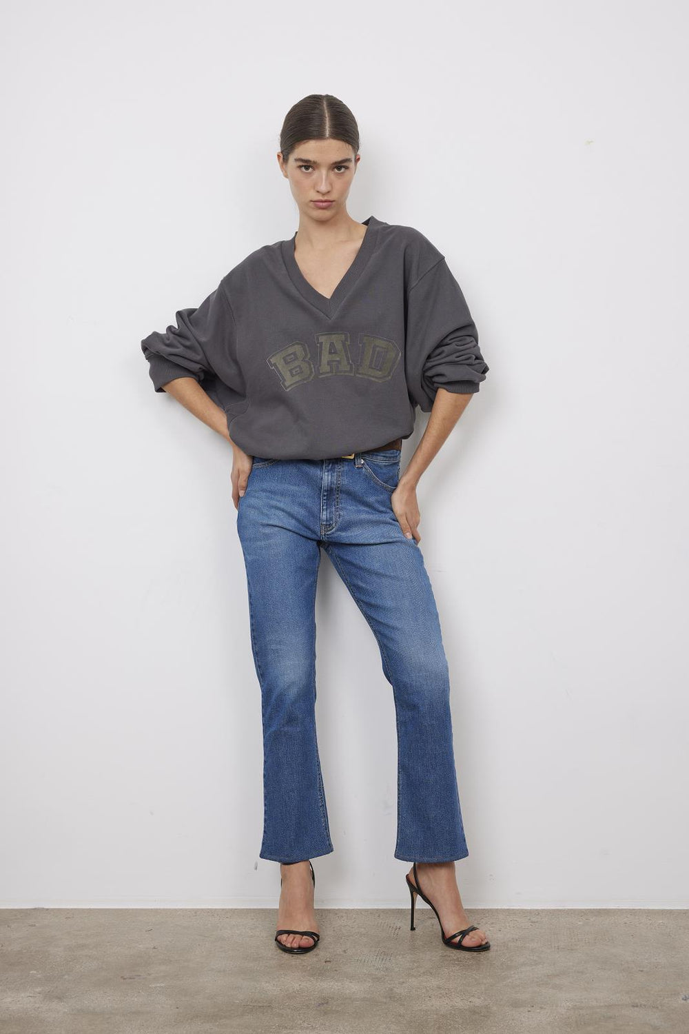 OUTLET Bad Habits Sweater Sienna Grey