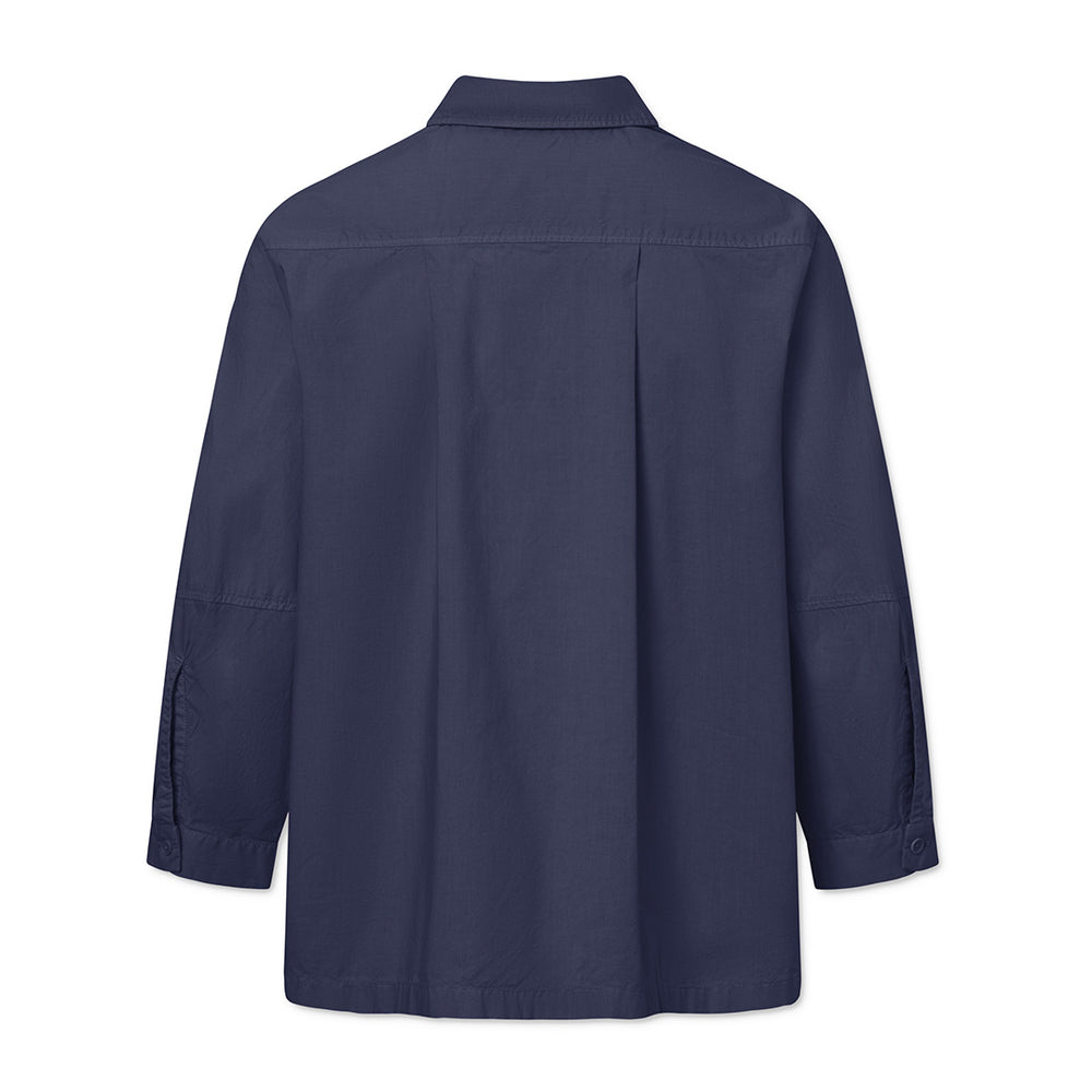 Rue de Tokyo Bloes Sylvie Popeline Dark Navy