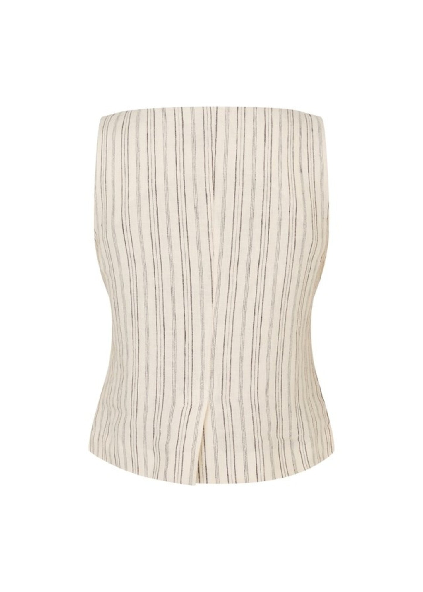 Samsoe Samsoe Gilet Bone Stripe