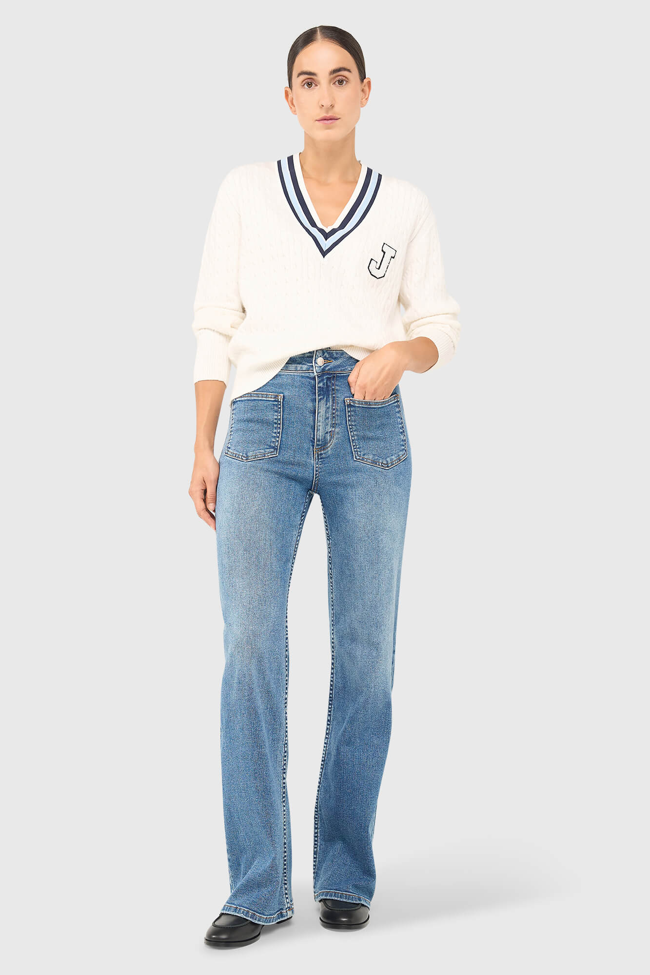 Janice Pull Fabian Off-White