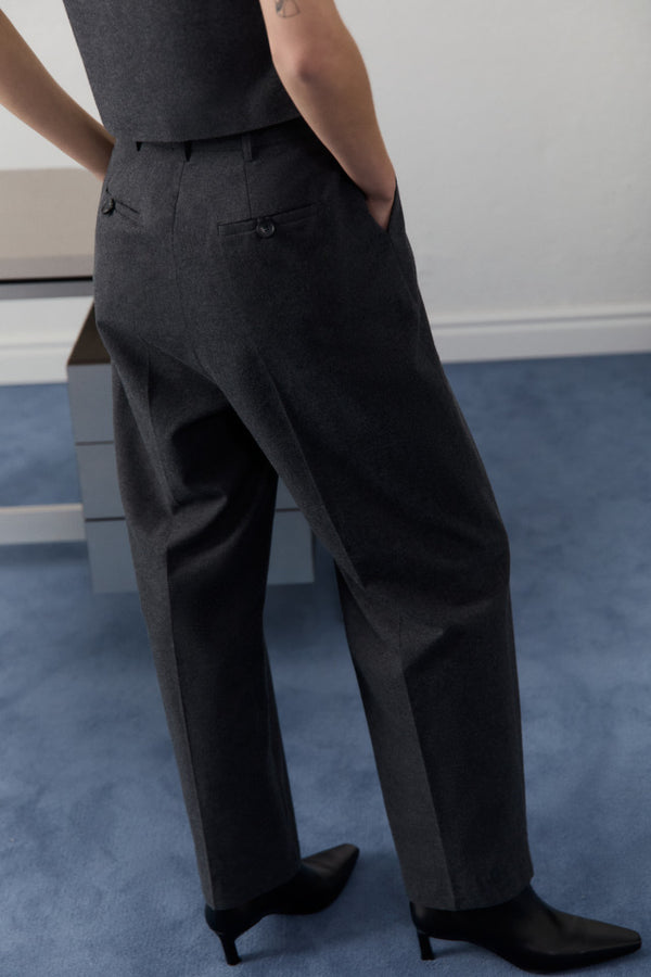 OUTLET The New Society Broek Brooklyn Graphite Mist