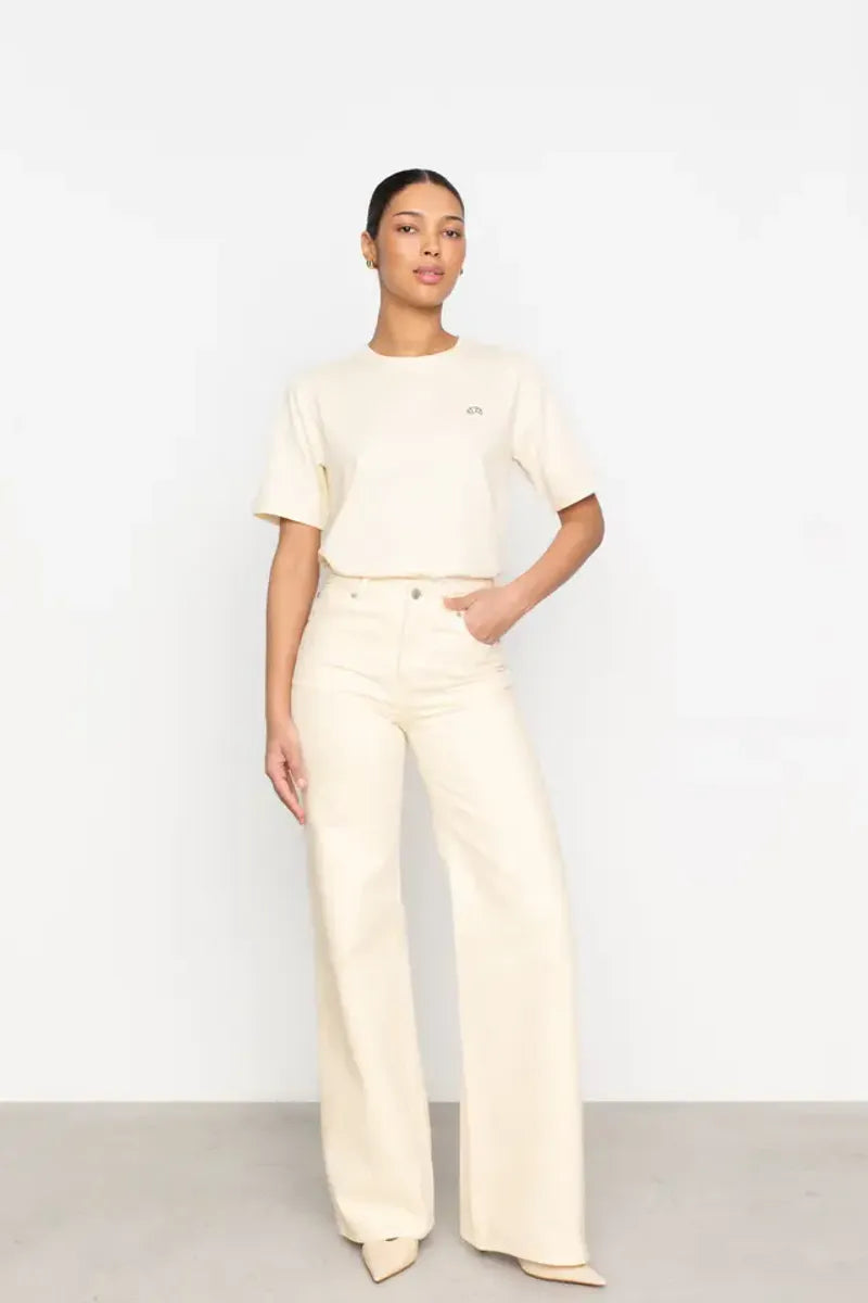 OUTLET Camilla Pihl Broek Taylor Light Yellow