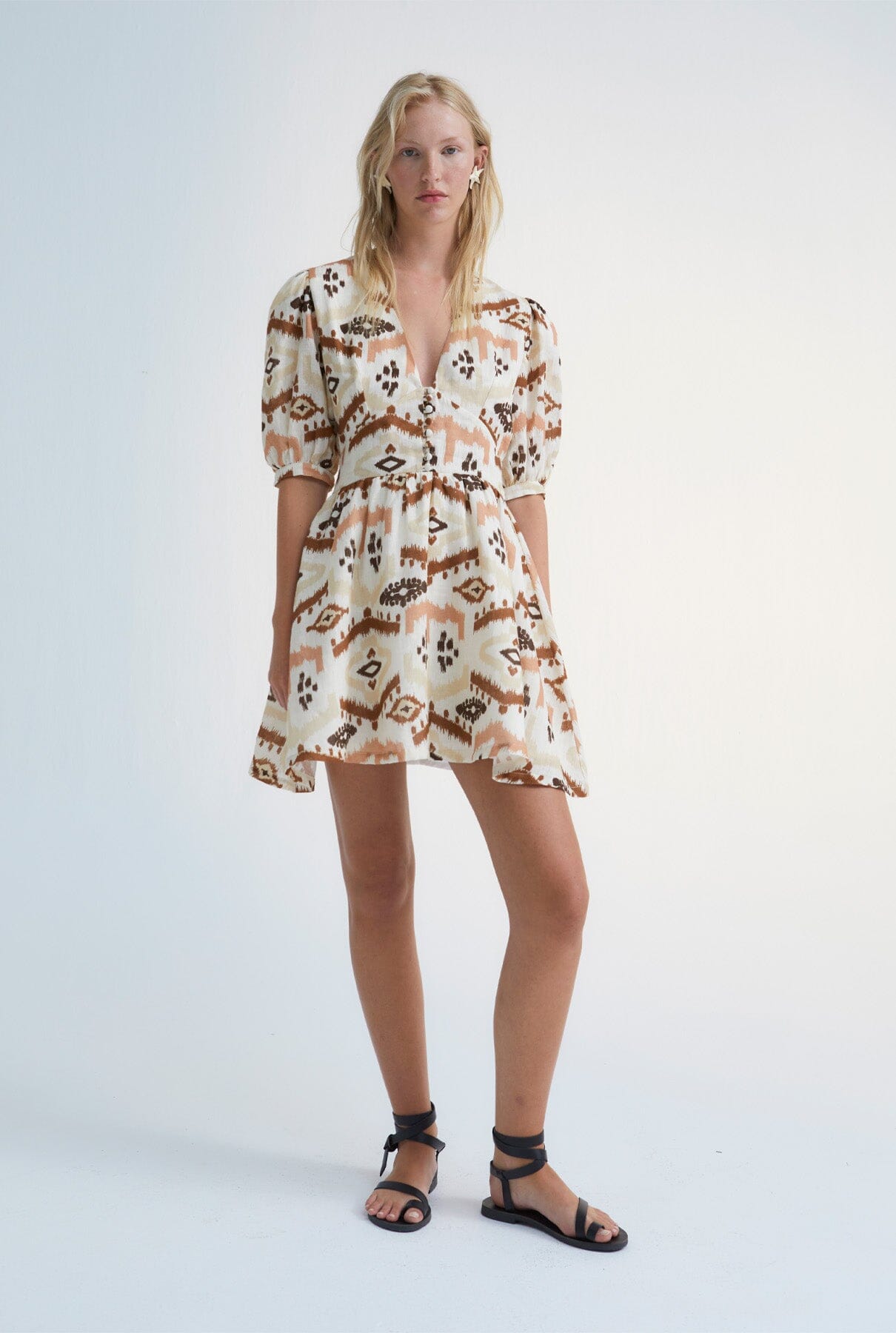 OUTLET The New Society Jurk West Print