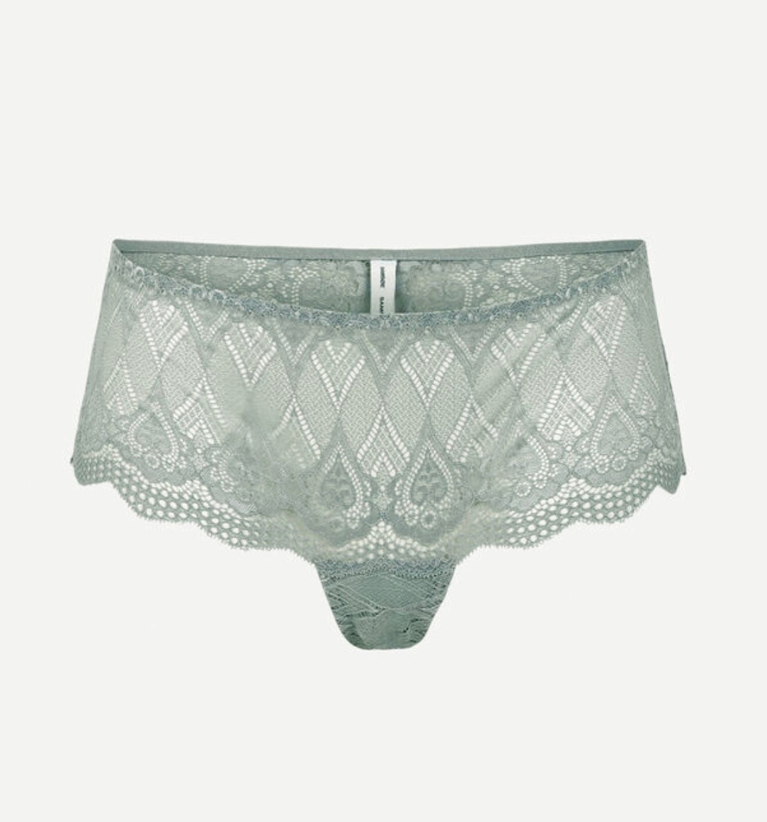 OUTLET Samsoe Samsoe Pantie Cibbe Green Milieu
