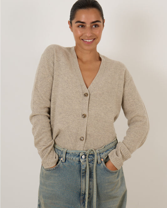 Closed Cardigan Beige Melange