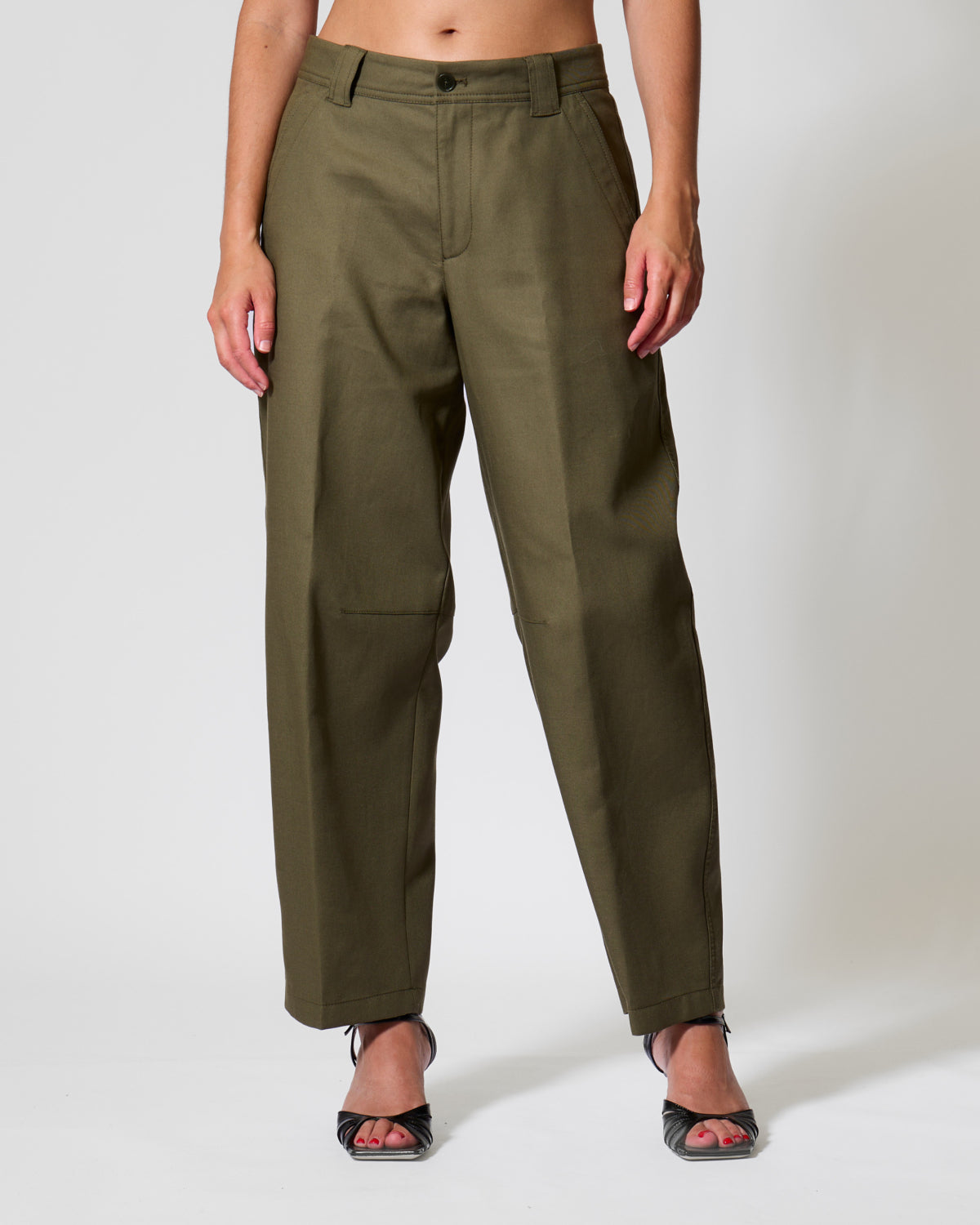 Closed Broek Romi Cypress Green (Olijfgroen)