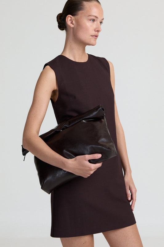 Liv The Label Jurk Nausicaa Dark Brown