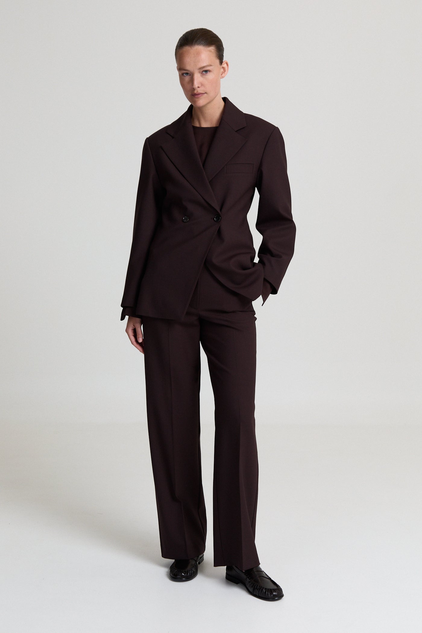 Liv The Label Blazer Jools Dark Brown