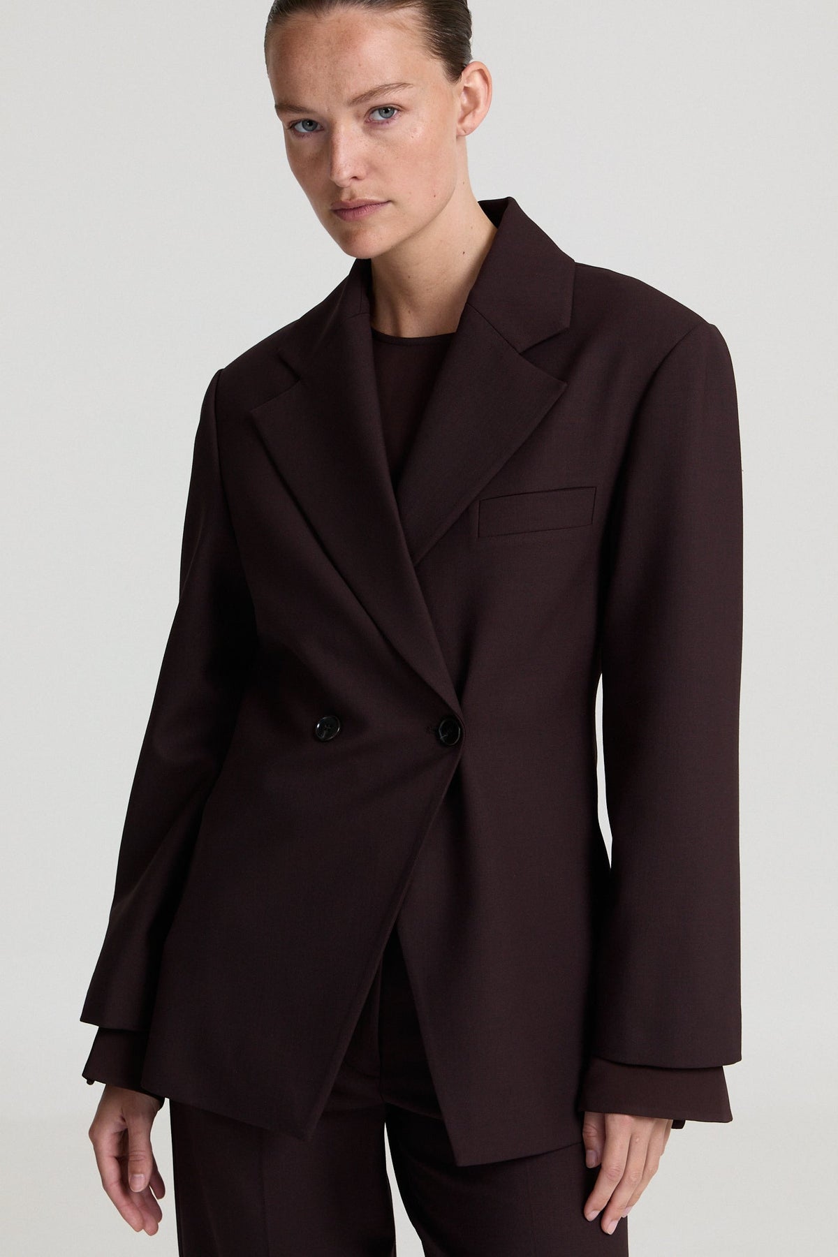 Liv The Label Blazer Jools Dark Brown