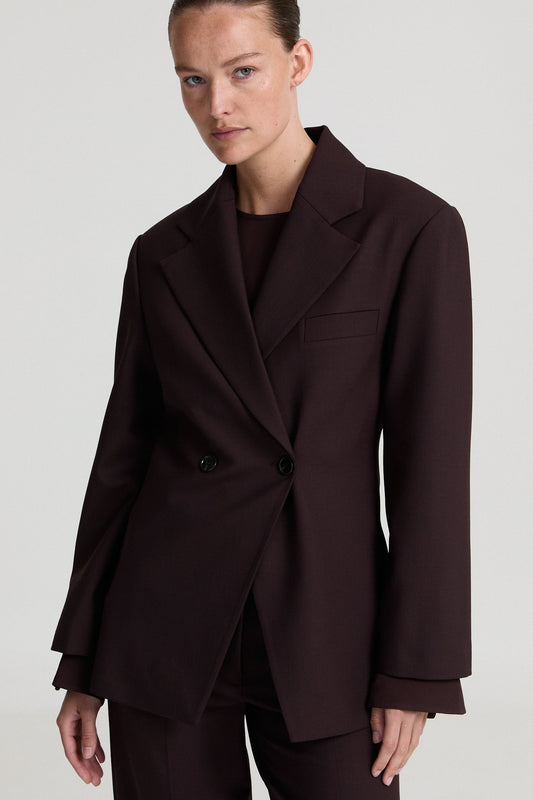 Liv The Label Blazer Jools Dark Brown