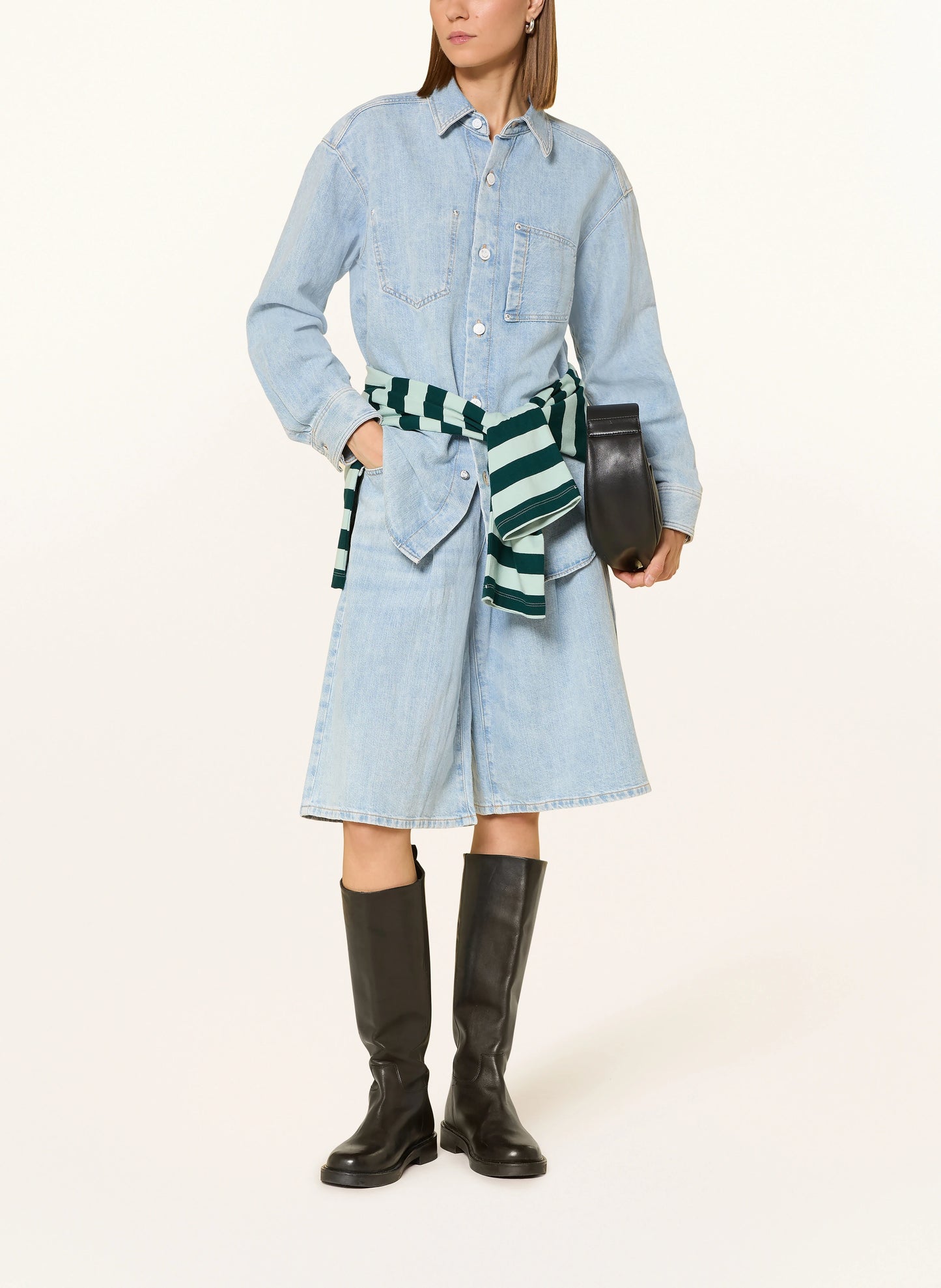 PNTS Bermuda The Gents Denim Blue