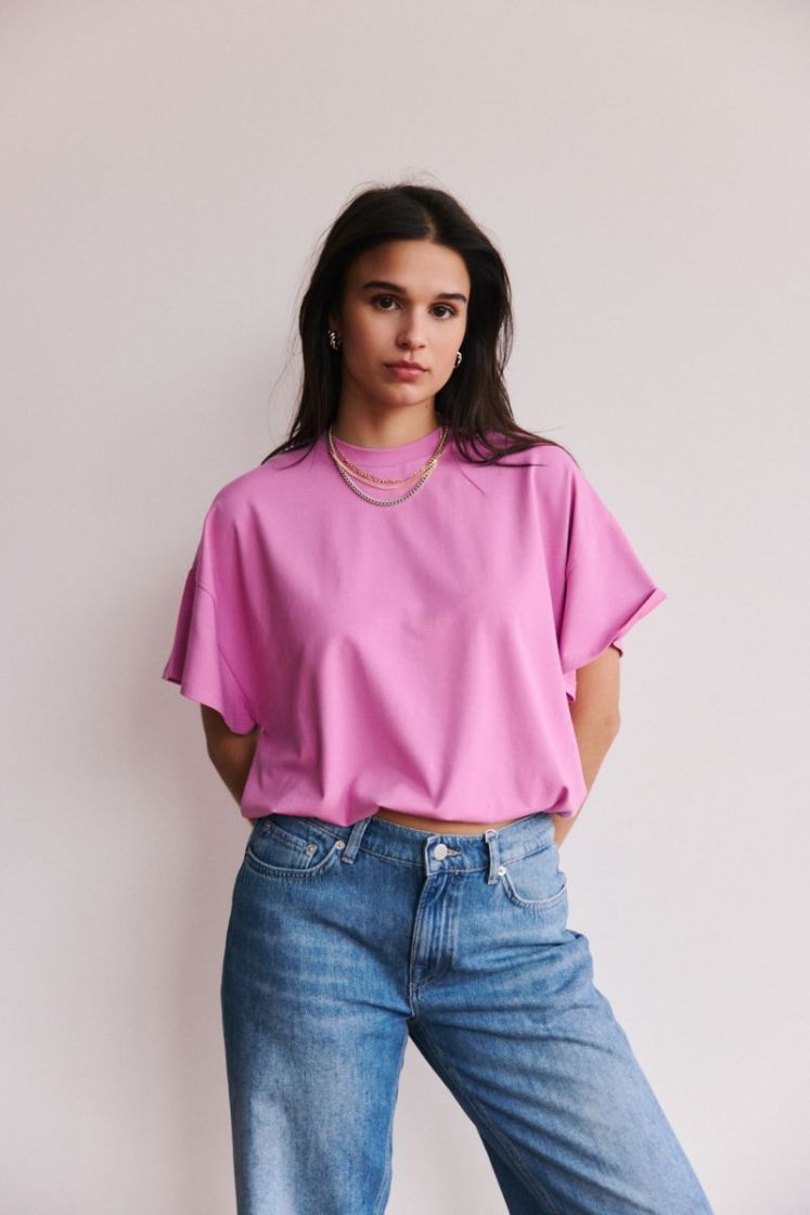 Re/Born T-Shirt Raffa Berry Pink