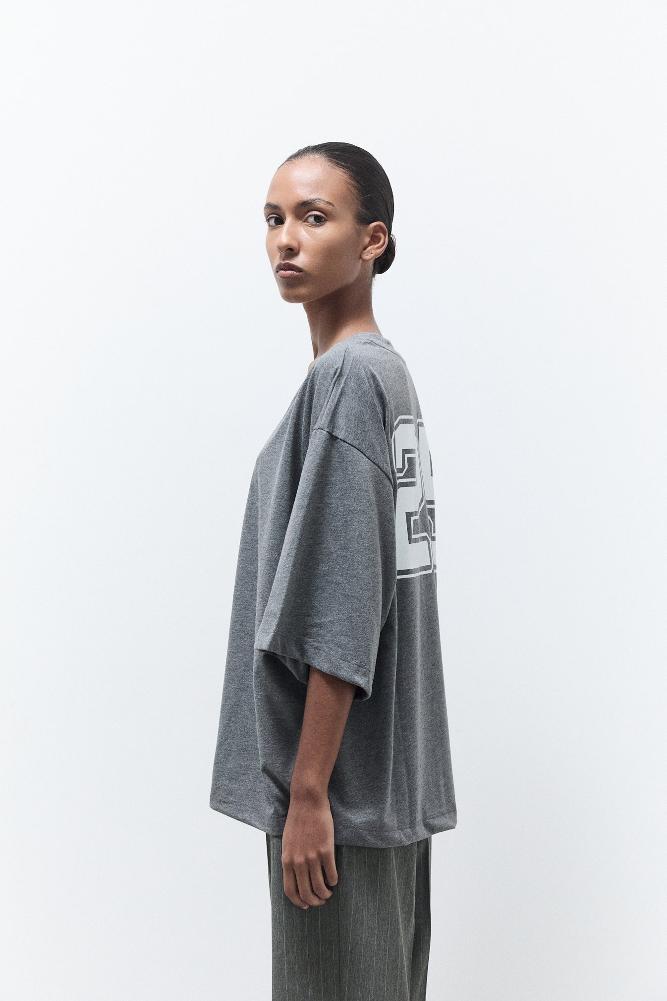 Liv The Label T-shirt Rebecca Baseball Antracite