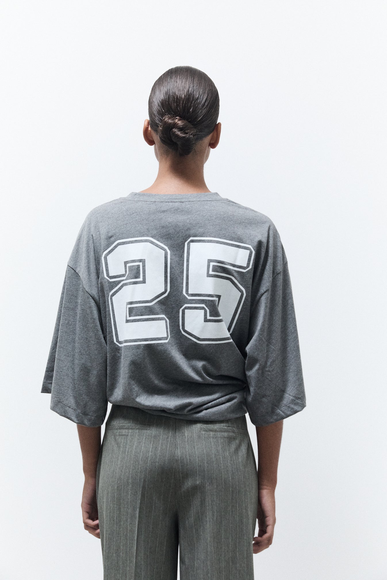 Liv The Label T-shirt Rebecca Baseball Antracite